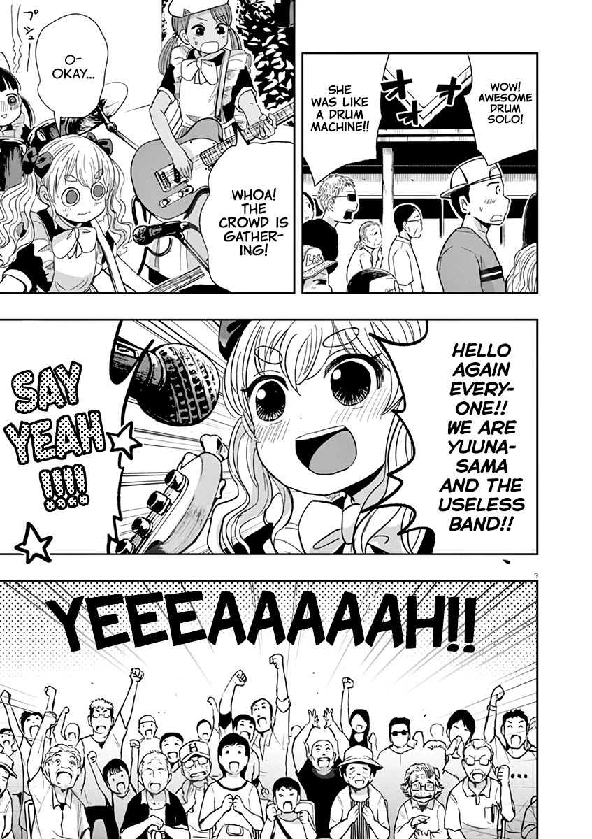 Useless Ponko Chapter 30 page 9 - Chapter 30: Ponko Playing Live