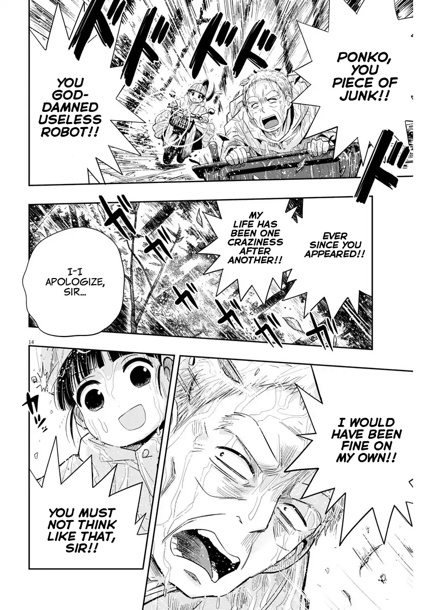 Useless Ponko Chapter 6 page 14 - Chapter 6: Typhoon Ponko