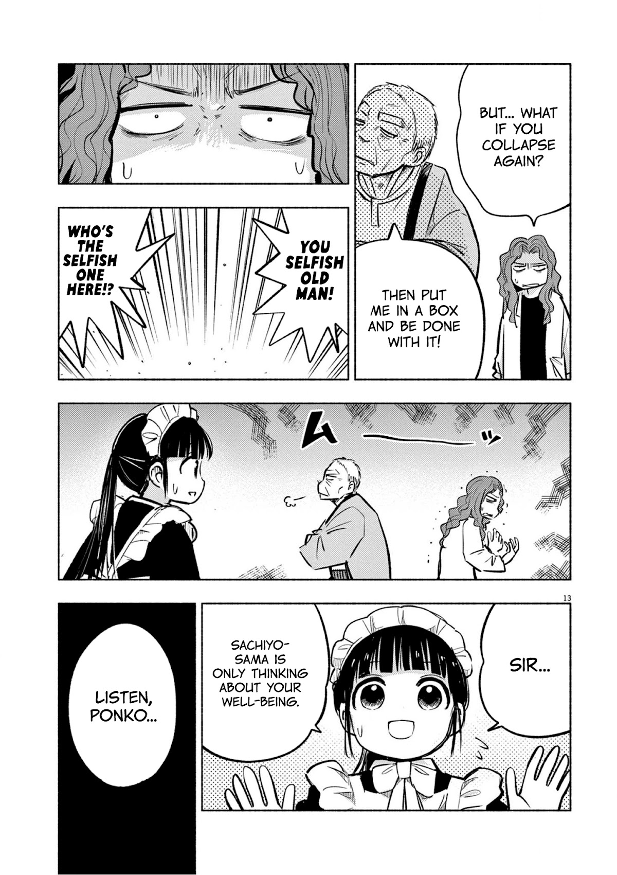 Useless Ponko Chapter 66 page 13 - Chapter 66: Discharged Ponko