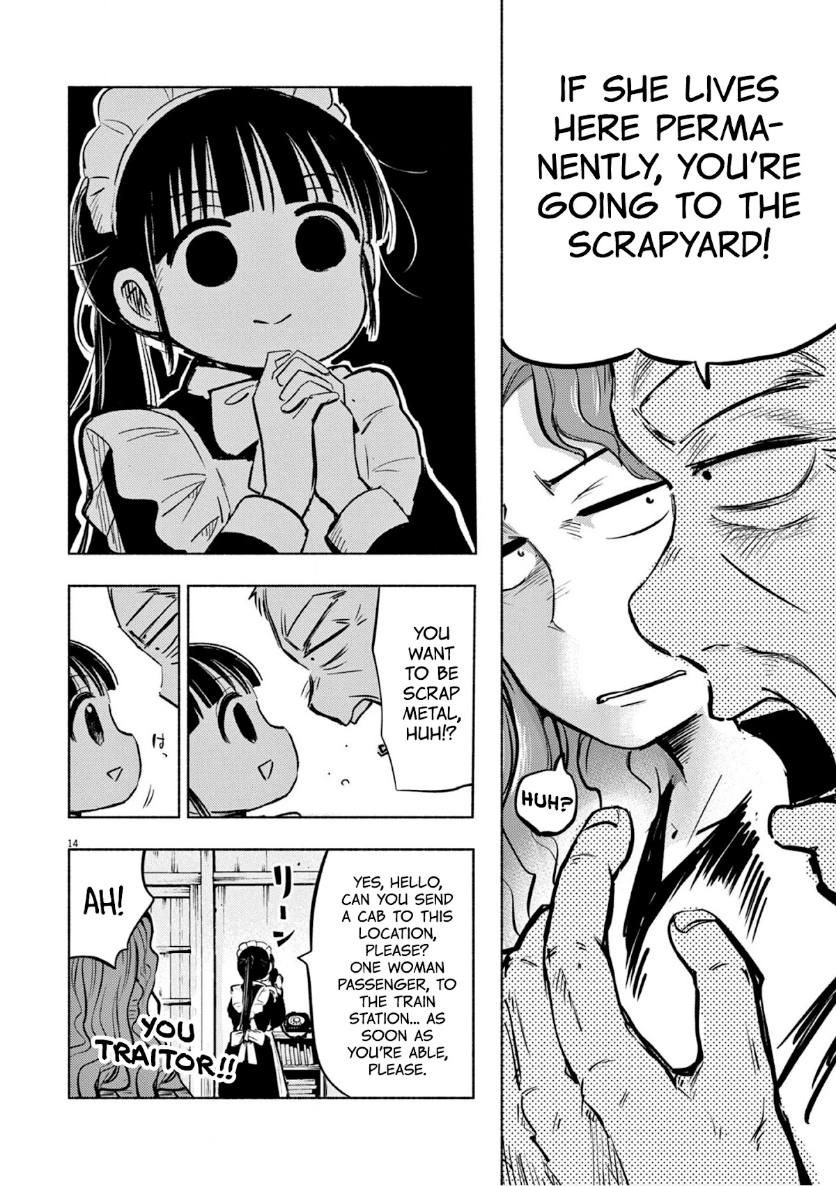 Useless Ponko Chapter 66 page 14 - Chapter 66: Discharged Ponko