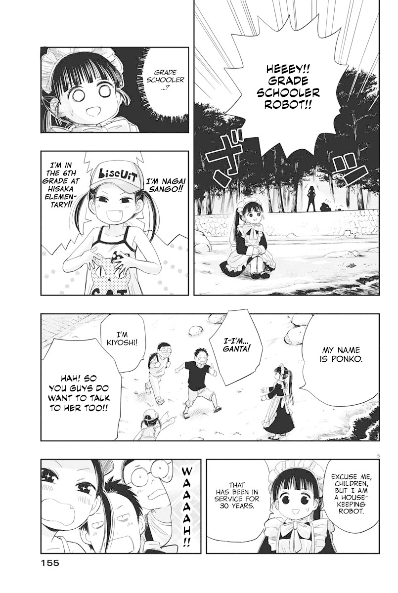 Useless Ponko Chapter 9 page 5 - Chapter 9: Fishing Ponko