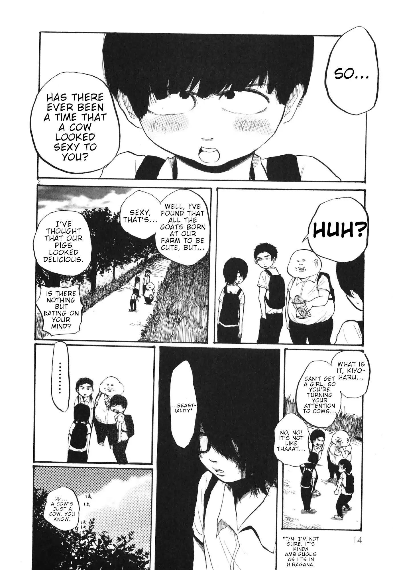 Ushiharu Chapter 2 page 2 - Chapter 2: Milking
