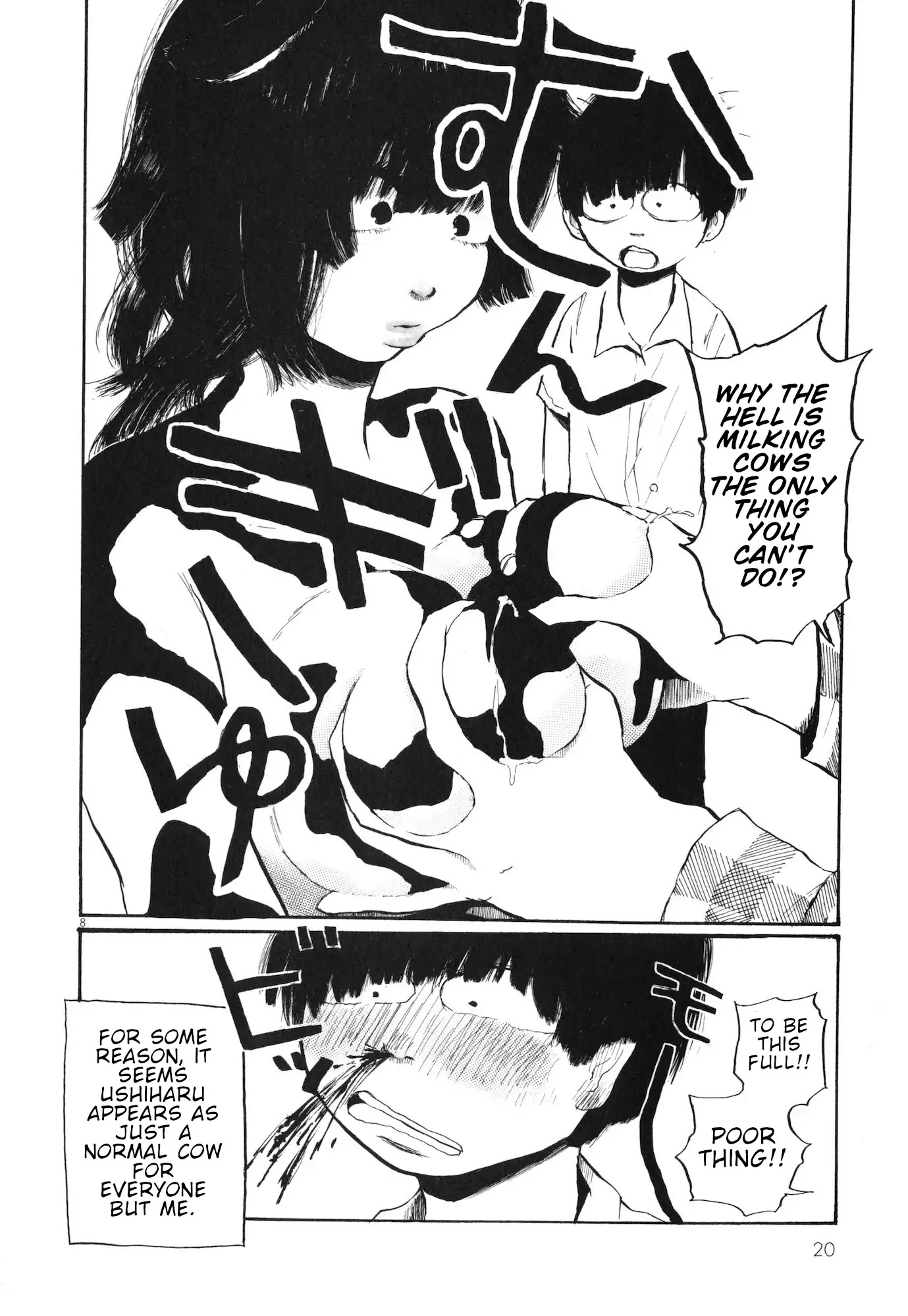 Ushiharu Chapter 2 page 8 - Chapter 2: Milking