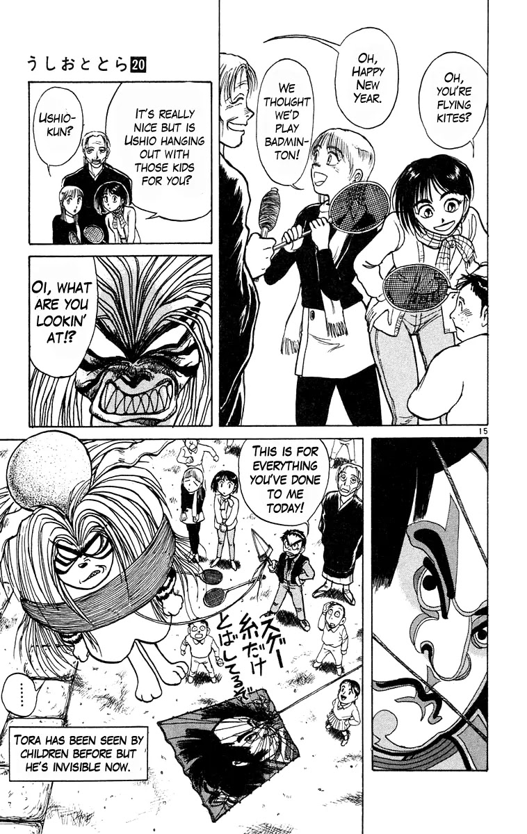 Ushio and Tora Chapter 180 page 15 - Chapter 180 : Ushio and Tora Start The New Year