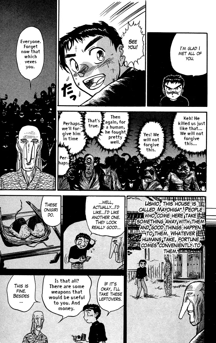 Ushio and Tora Chapter 53 page 19 - Chapter 53 : The Youkai watch Tora and Hitotsuki's Decisive Battle