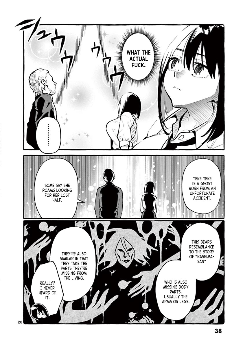 Ushiro no Shoumen Kamui-san Chapter 2 page 20 - Chapter 2: Teke Teke