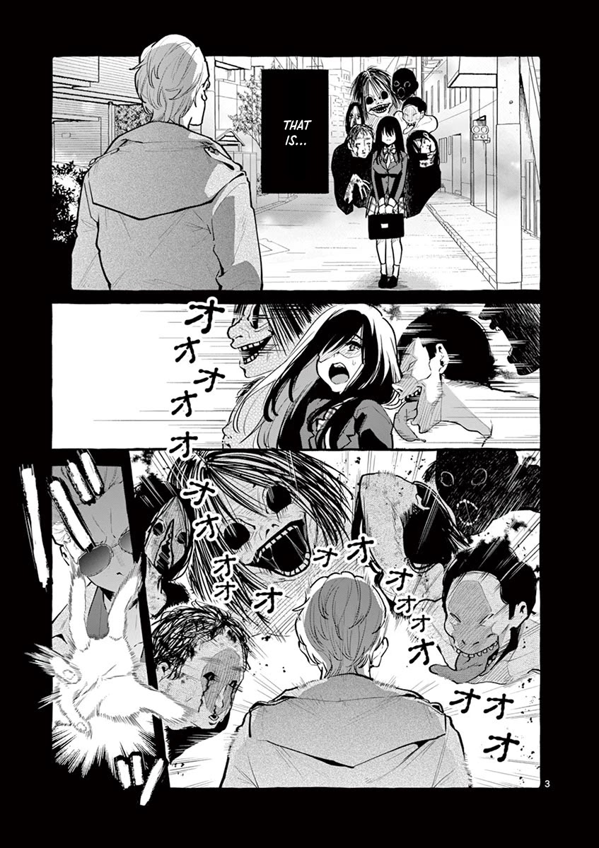 Ushiro no Shoumen Kamui-san Chapter 2 page 3 - Chapter 2: Teke Teke