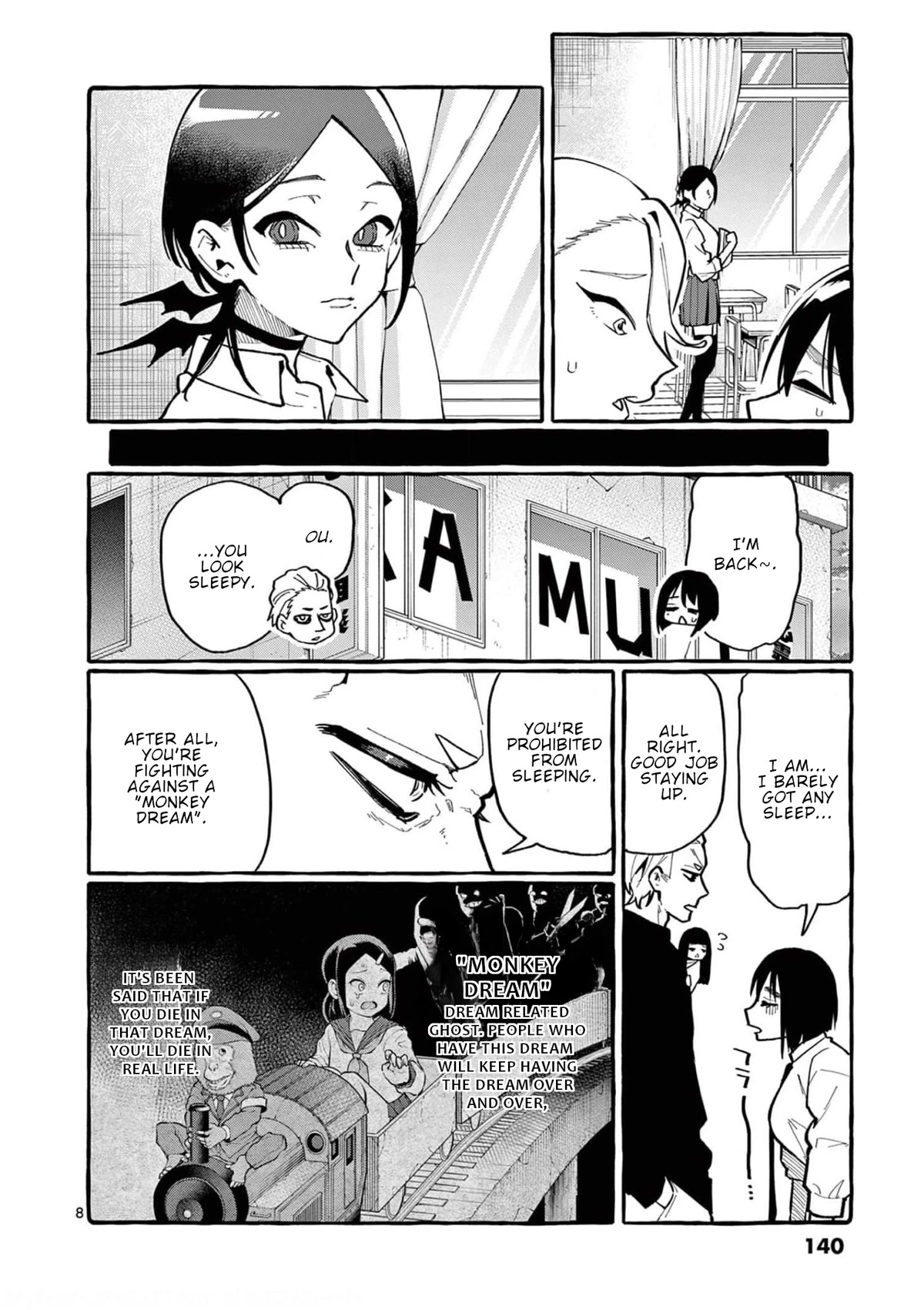 Ushiro no Shoumen Kamui-san Chapter 27 page 9 - Chapter 27: Monkey Dream