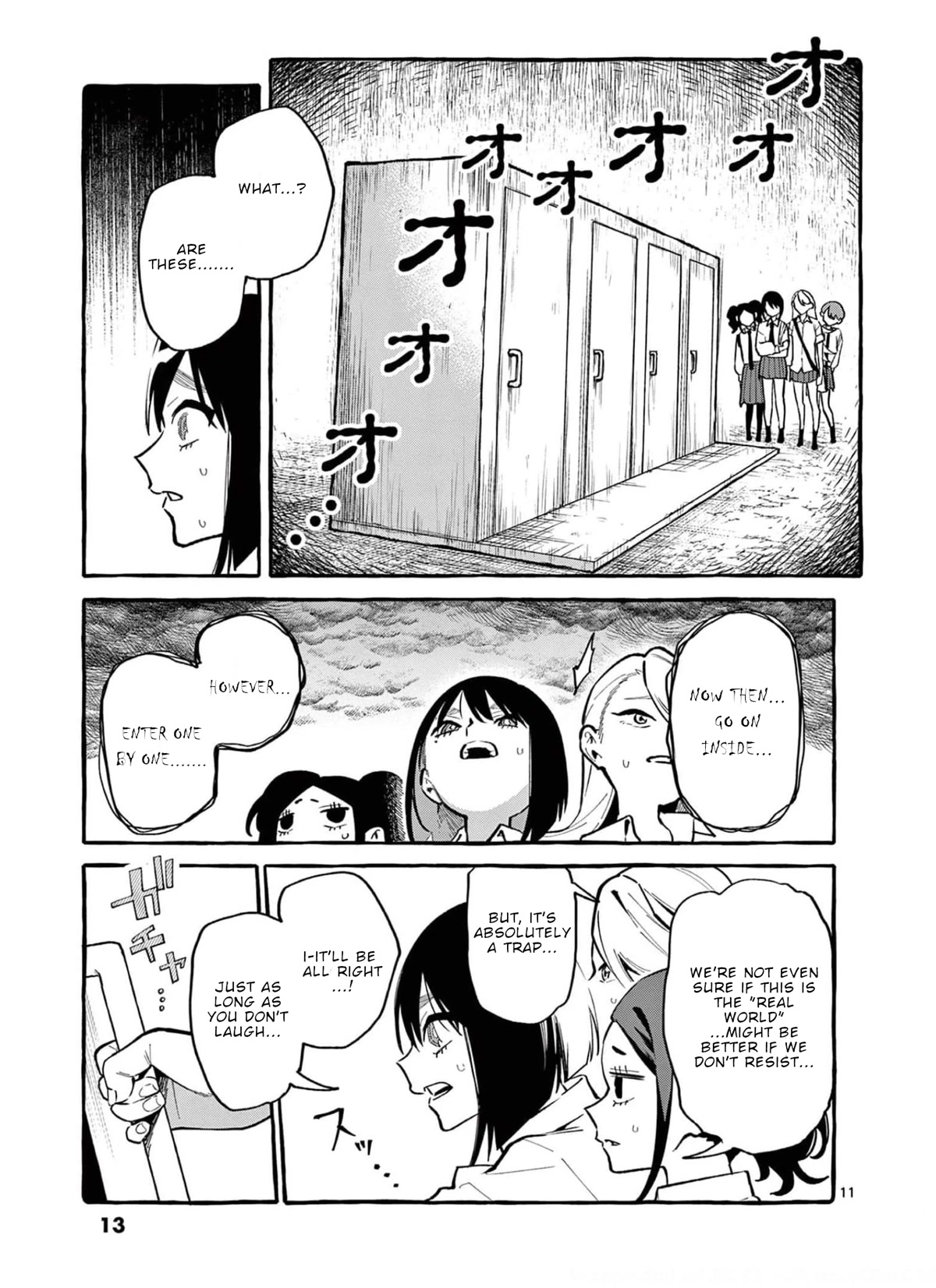 Ushiro no Shoumen Kamui-san Chapter 30 page 14 - Chapter 30: Laughing Woman