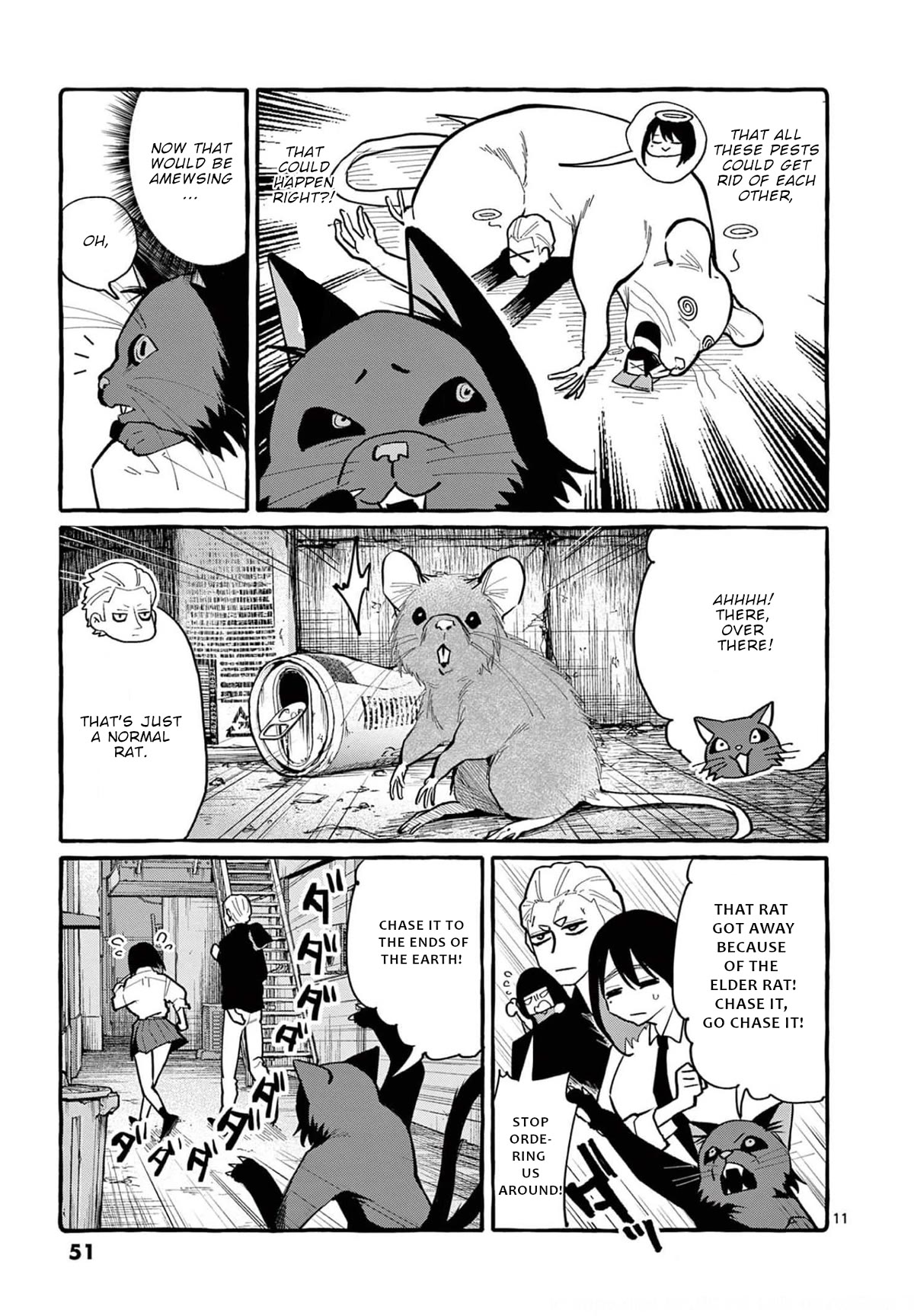 Ushiro no Shoumen Kamui-san Chapter 32 page 12 - Chapter 32: Elder Rat