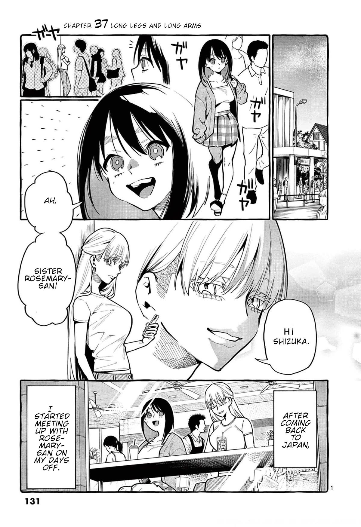 Ushiro no Shoumen Kamui-san Chapter 37 page 2 - Chapter 37: Long Arms Long Legs