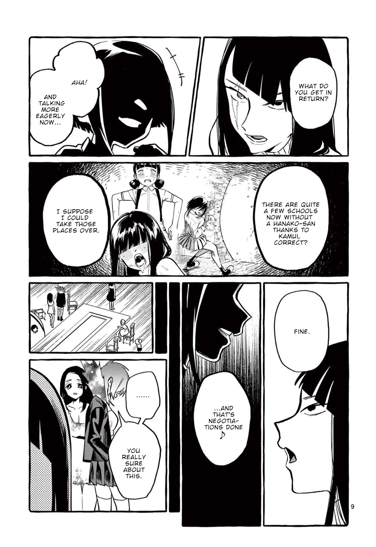 Ushiro no Shoumen Kamui-san Chapter 40 page 11 - Chapter 40: Toilet taro-san