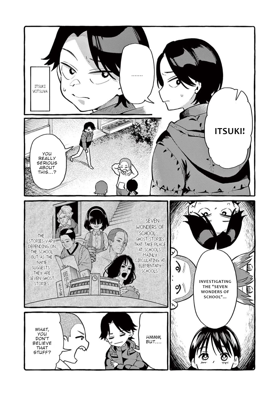 Ushiro no Shoumen Kamui-san Chapter 44 page 3 - Chapter 44: The seven wonders of school