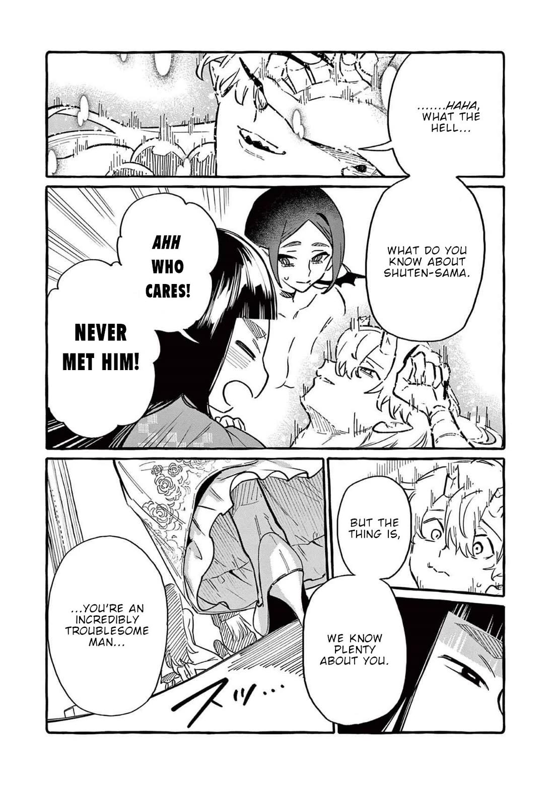 Ushiro no Shoumen Kamui-san Chapter 76 page 14 - Chapter 76: Ibaraki Doji and Shuten Doji
