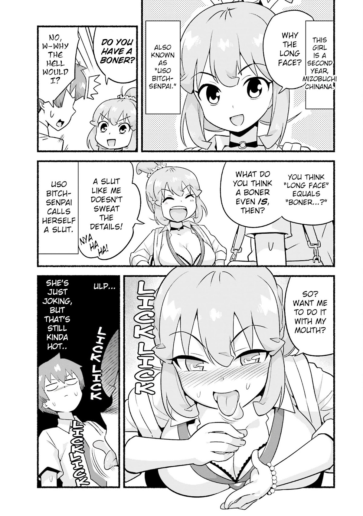 Uso-Bitch Senpai Chapter 1 page 6 - Chapter 1