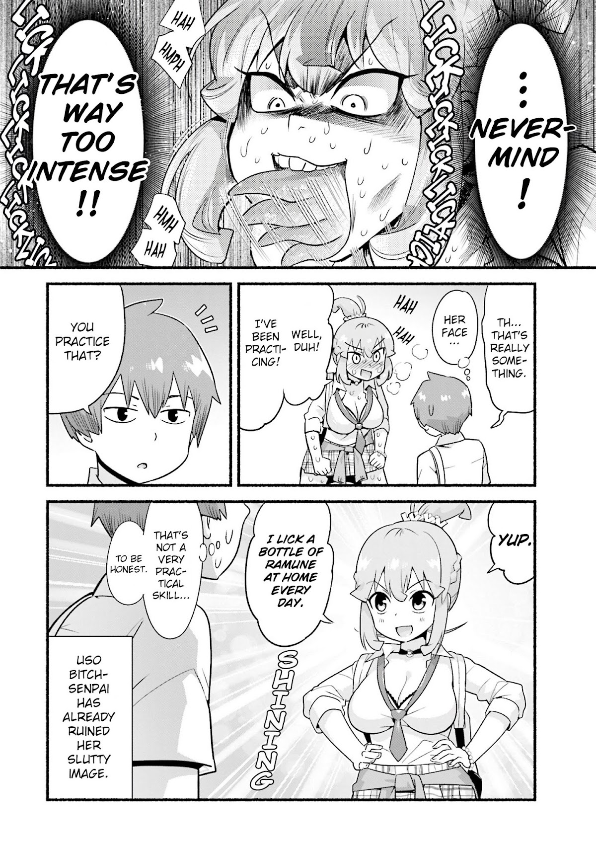 Uso-Bitch Senpai Chapter 1 page 7 - Chapter 1