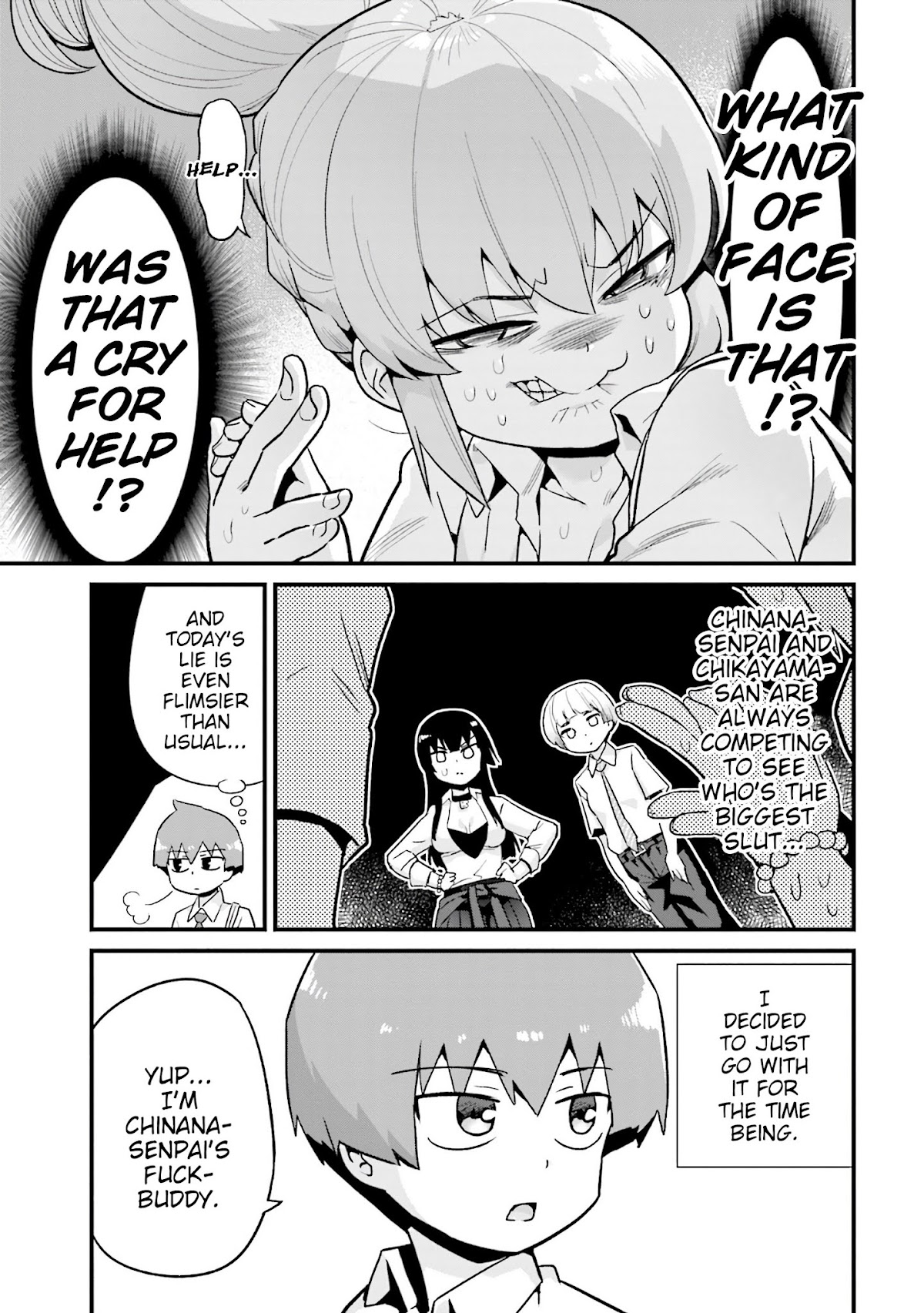 Uso-Bitch Senpai Chapter 11 page 9 - Chapter 11