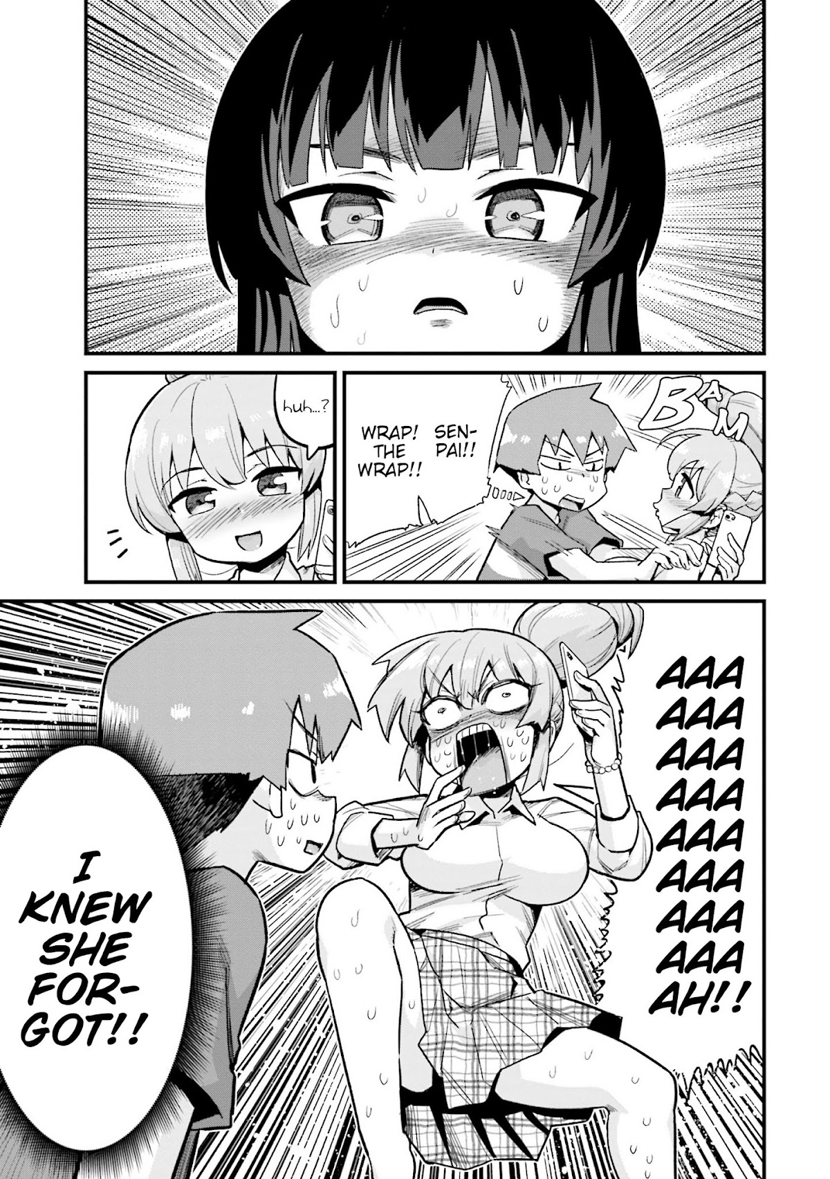 Uso-Bitch Senpai Chapter 13 page 11 - Chapter 13: Senpai & the Saran Wrap Kiss