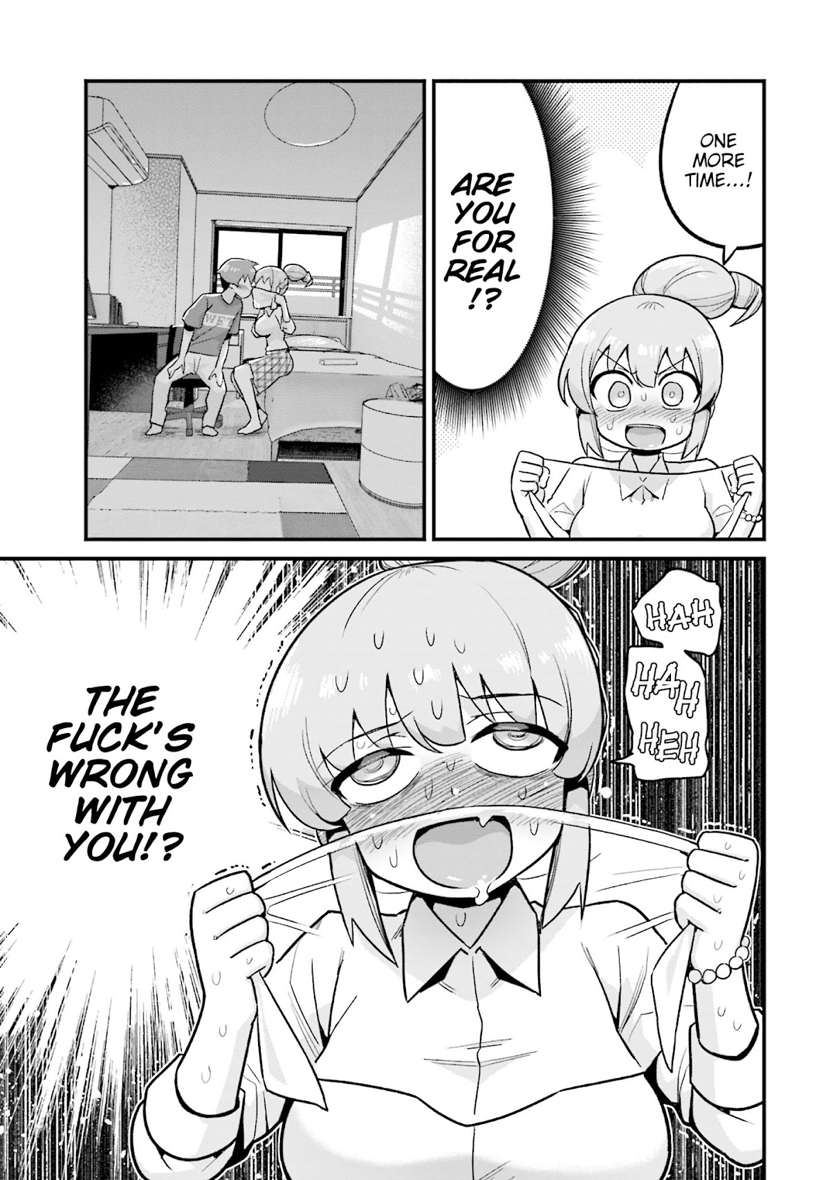 Uso-Bitch Senpai Chapter 13 page 7 - Chapter 13: Senpai & the Saran Wrap Kiss