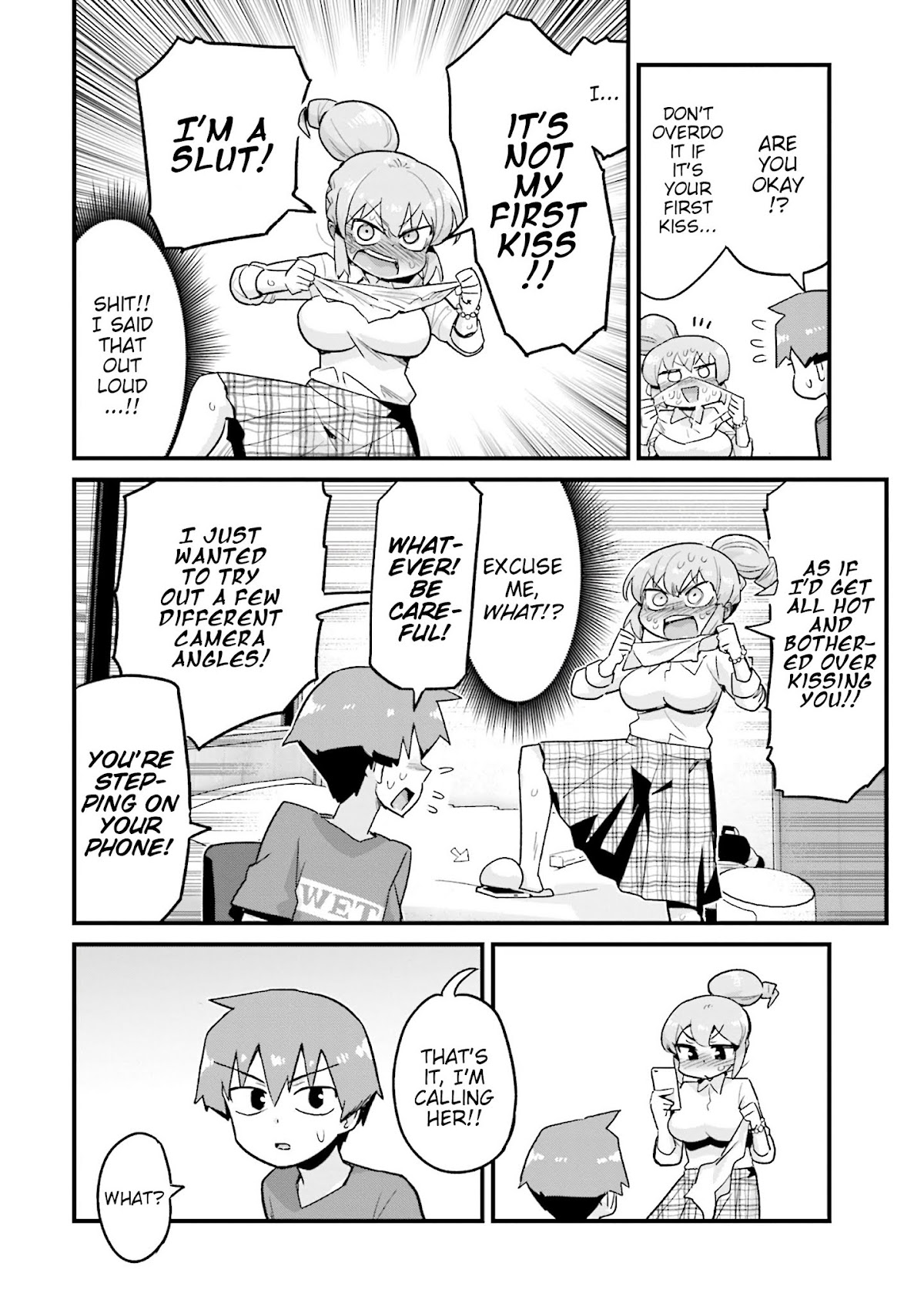 Uso-Bitch Senpai Chapter 13 page 8 - Chapter 13: Senpai & the Saran Wrap Kiss