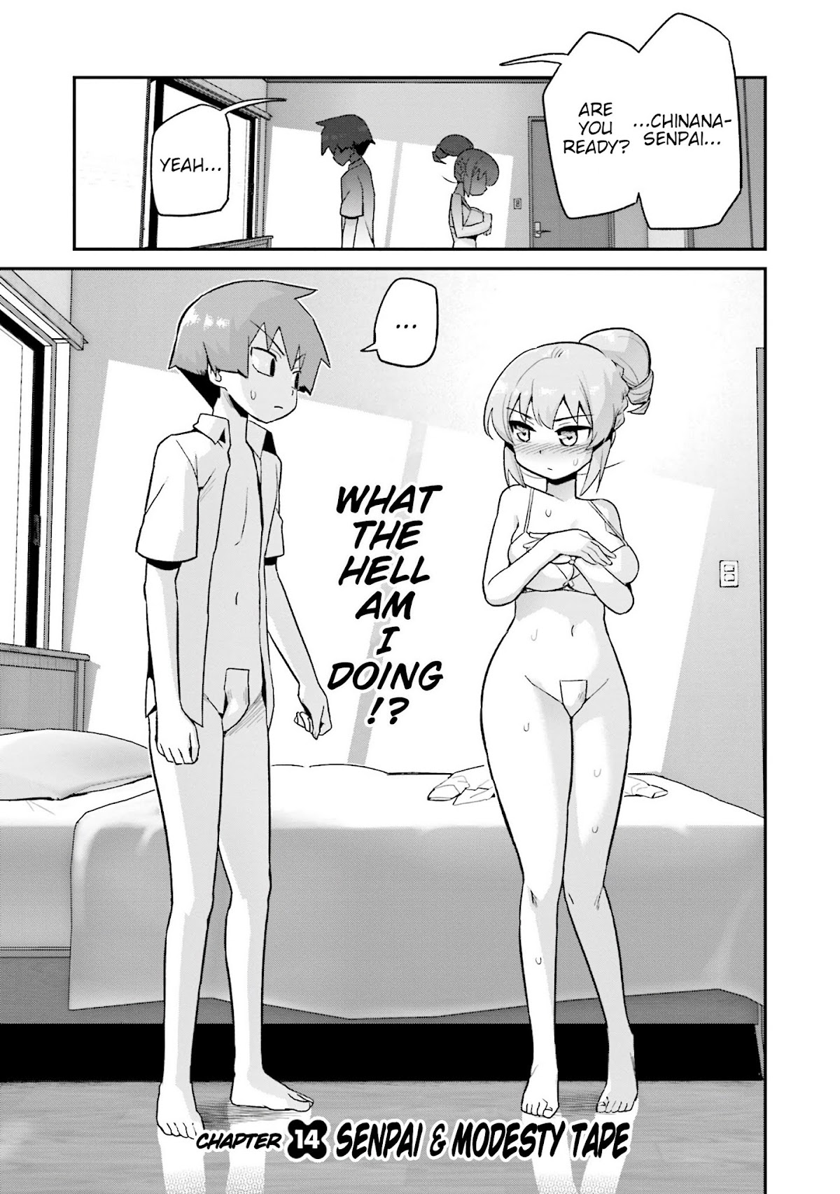 Uso-Bitch Senpai Chapter 14 page 1 - Chapter 14