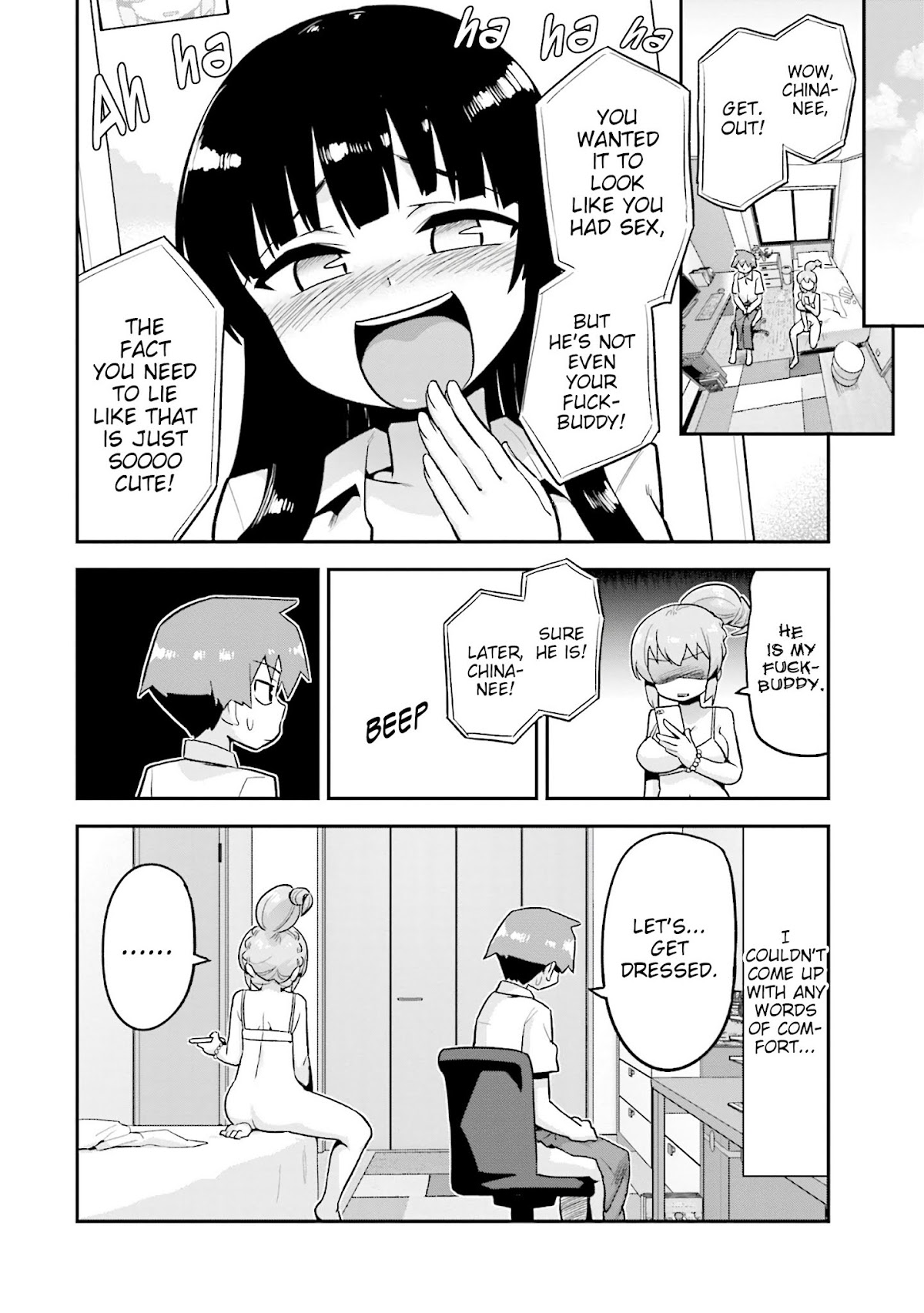 Uso-Bitch Senpai Chapter 14 page 12 - Chapter 14
