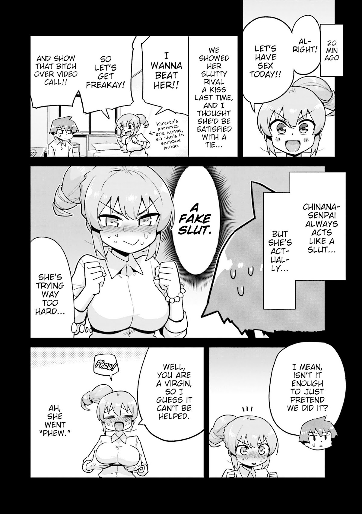 Uso-Bitch Senpai Chapter 14 page 2 - Chapter 14