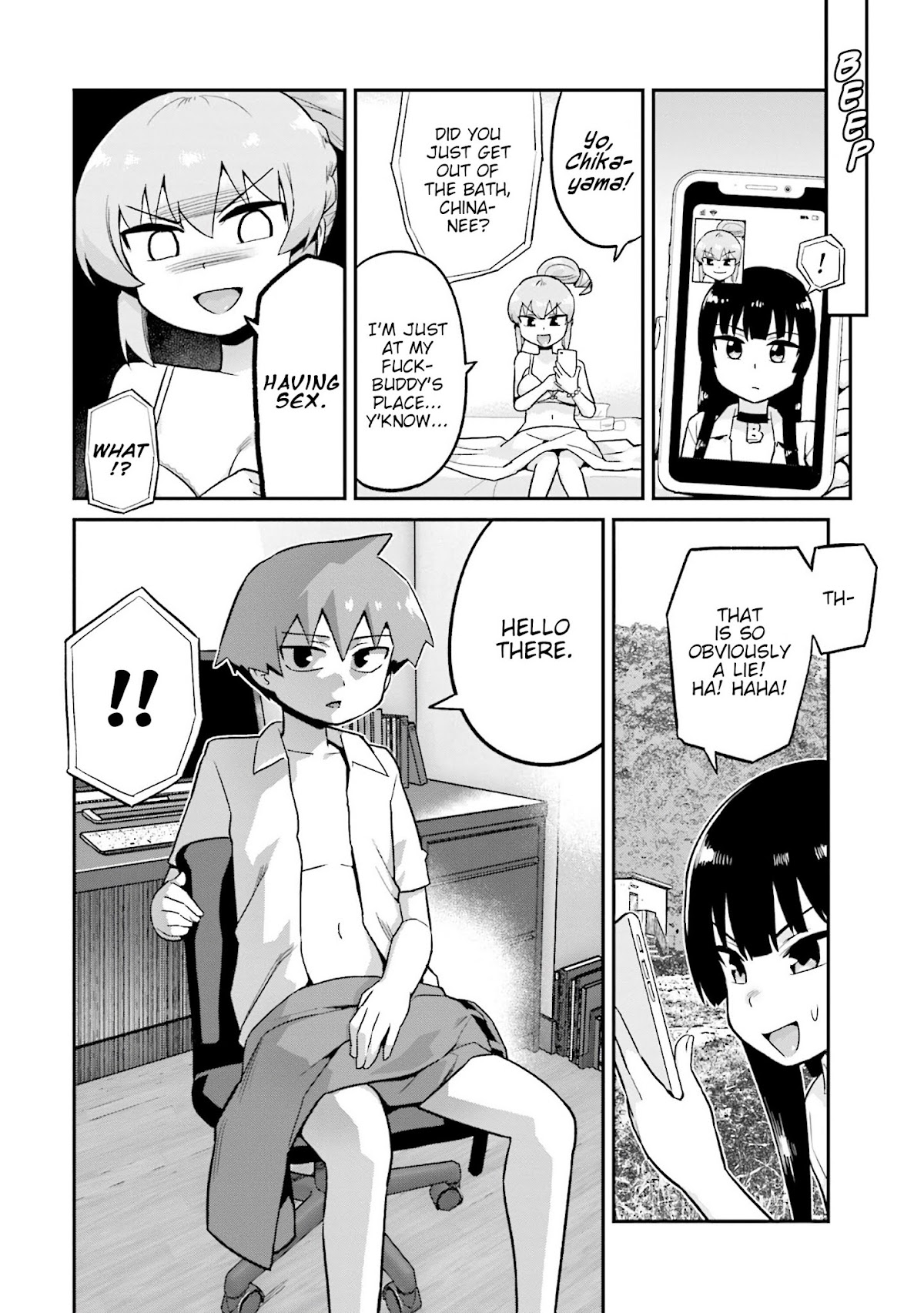 Uso-Bitch Senpai Chapter 14 page 8 - Chapter 14
