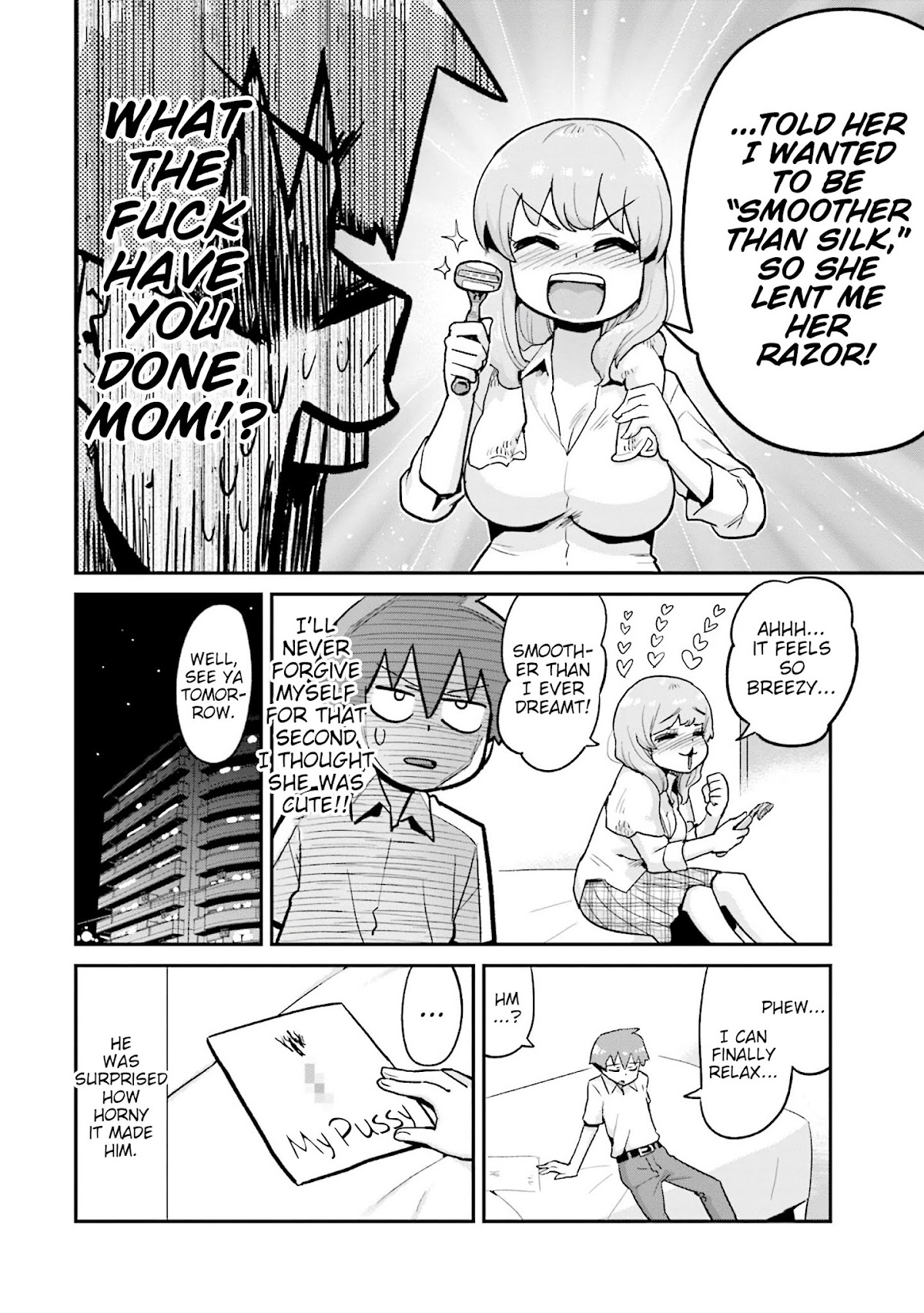 Uso-Bitch Senpai Chapter 15 page 12 - Chapter 15: Senpai & Modesty Tape (Part 2)