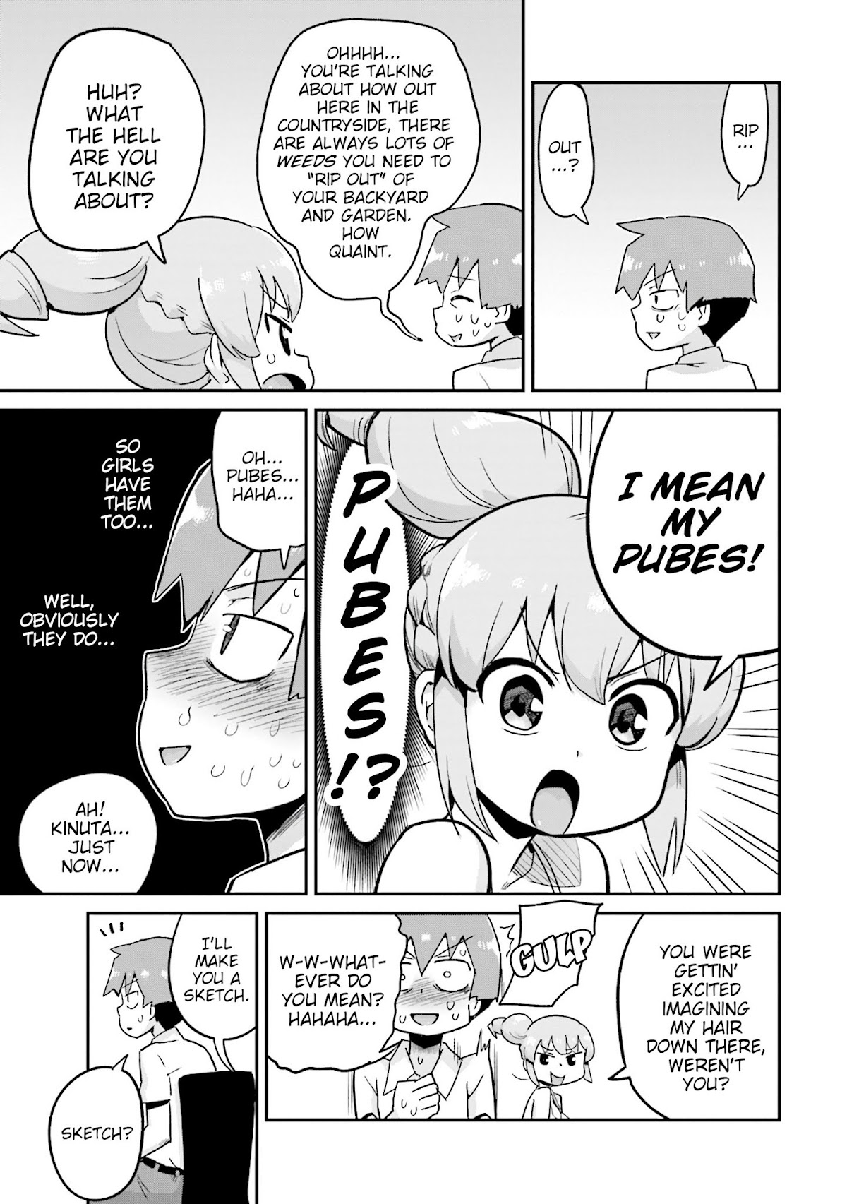 Uso-Bitch Senpai Chapter 15 page 3 - Chapter 15: Senpai & Modesty Tape (Part 2)