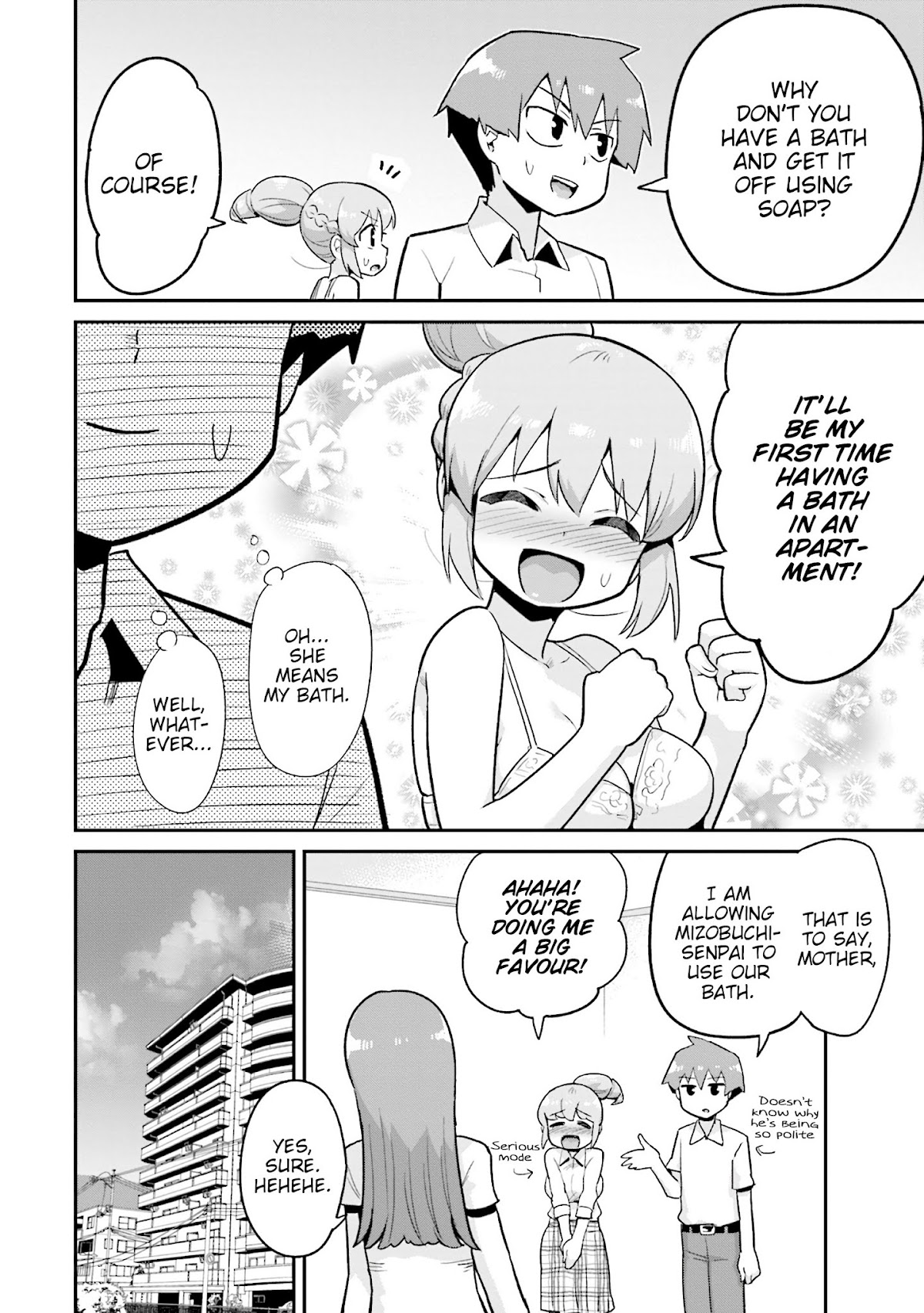 Uso-Bitch Senpai Chapter 15 page 8 - Chapter 15: Senpai & Modesty Tape (Part 2)
