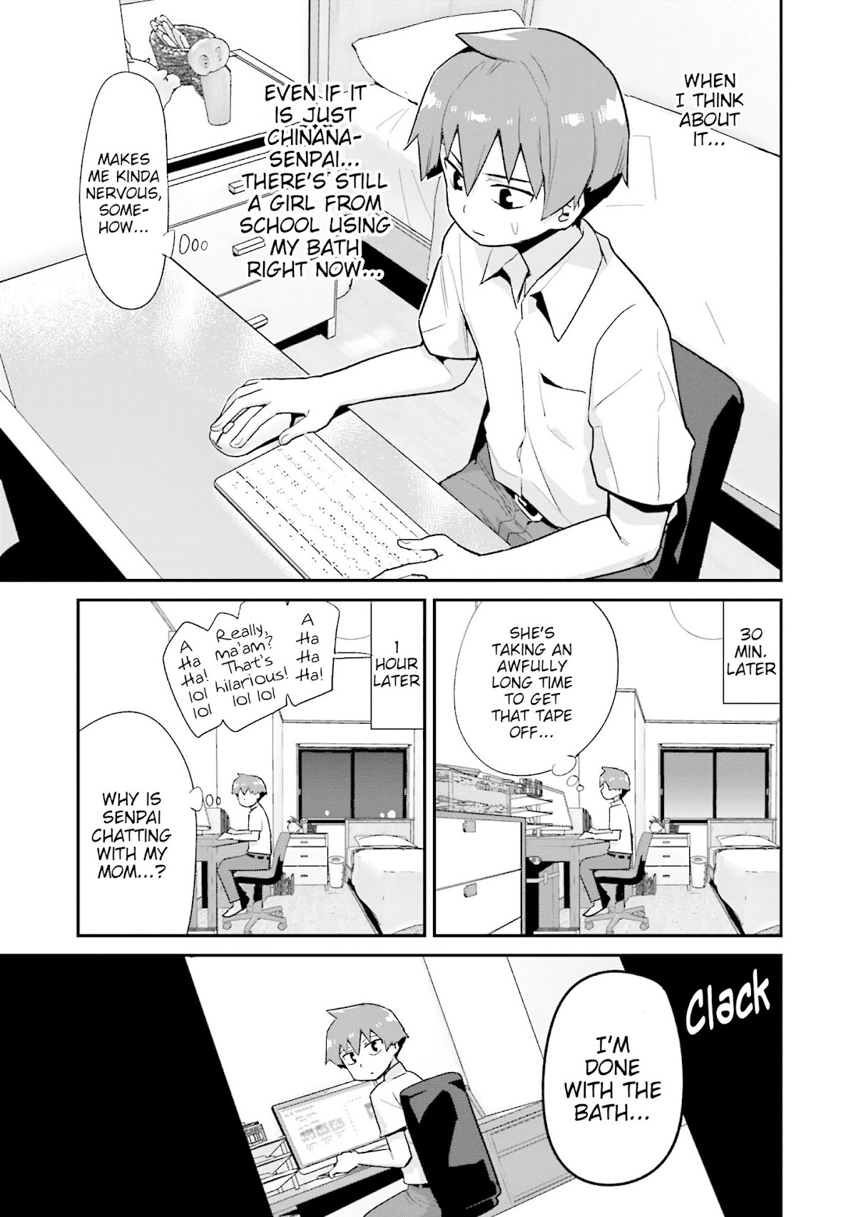 Uso-Bitch Senpai Chapter 15 page 9 - Chapter 15: Senpai & Modesty Tape (Part 2)