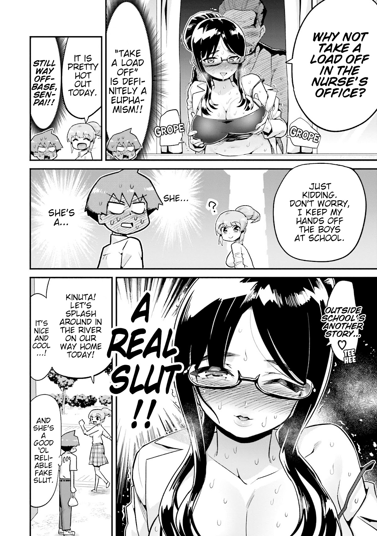 Uso-Bitch Senpai Chapter 17 page 12 - Chapter 17: Senpai & the Real Bitch