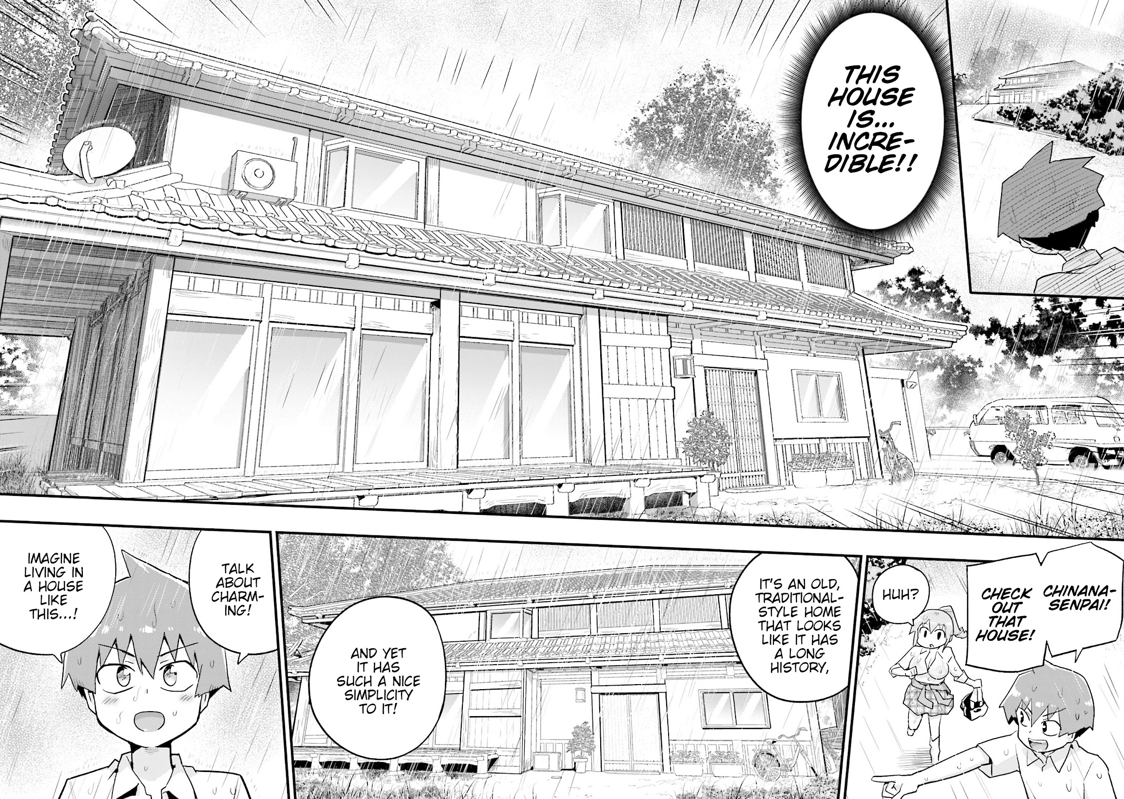 Uso-Bitch Senpai Chapter 18 page 10 - Chapter 18: Senpai, Rain, & the Bus Stop