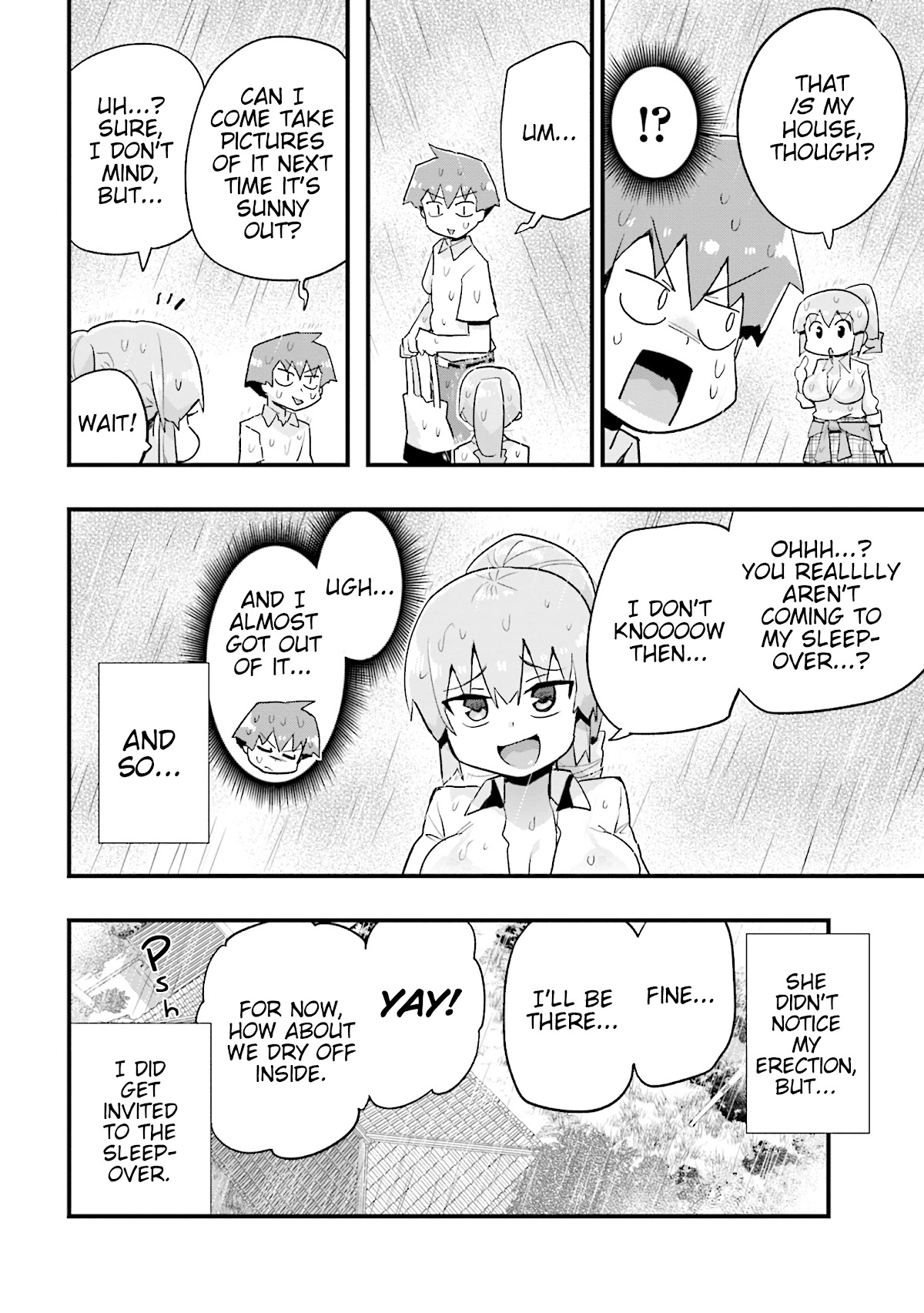 Uso-Bitch Senpai Chapter 18 page 11 - Chapter 18: Senpai, Rain, & the Bus Stop