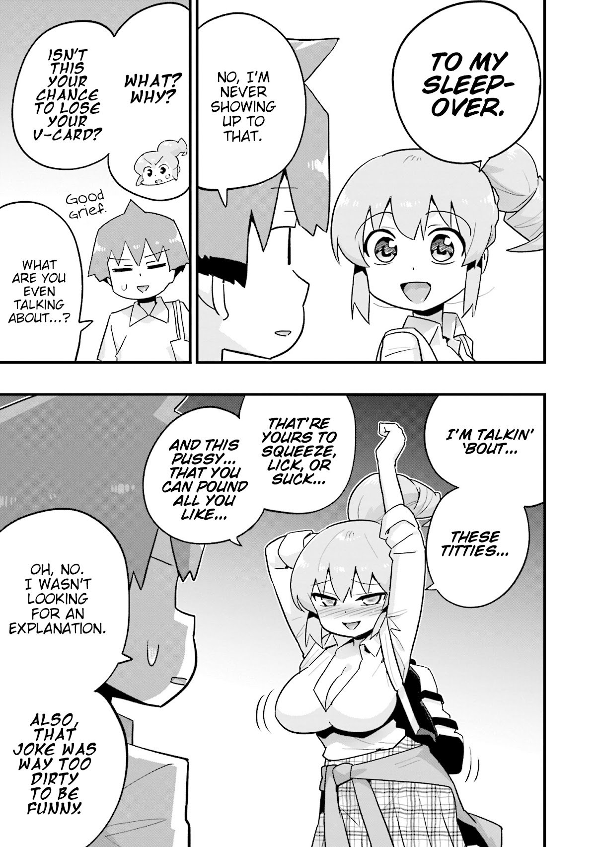 Uso-Bitch Senpai Chapter 18 page 3 - Chapter 18: Senpai, Rain, & the Bus Stop