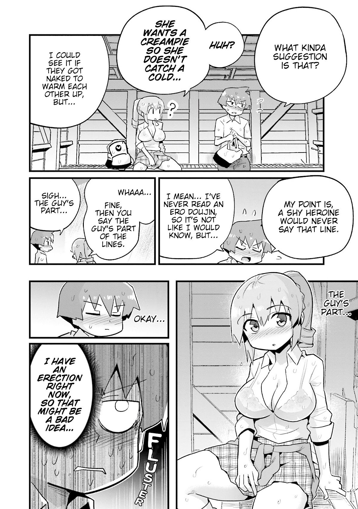 Uso-Bitch Senpai Chapter 18 page 8 - Chapter 18: Senpai, Rain, & the Bus Stop