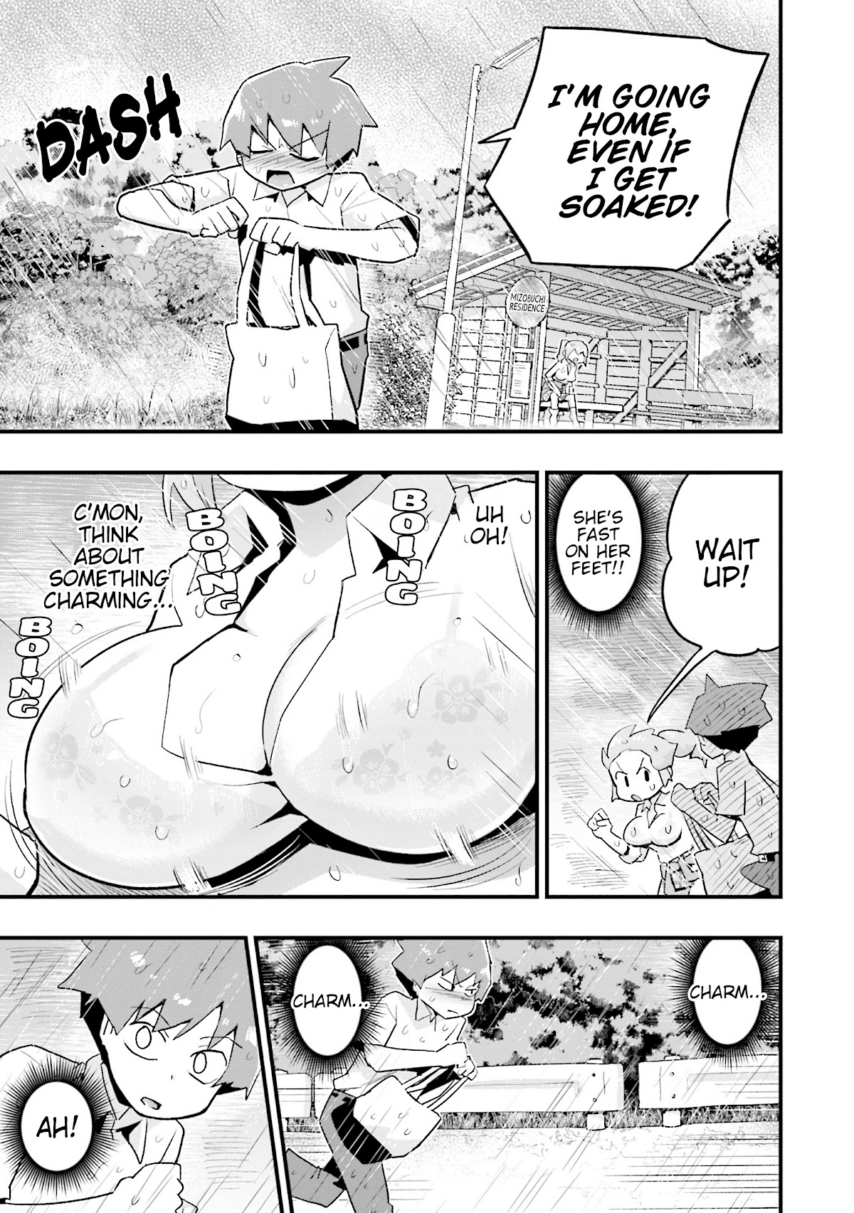 Uso-Bitch Senpai Chapter 18 page 9 - Chapter 18: Senpai, Rain, & the Bus Stop