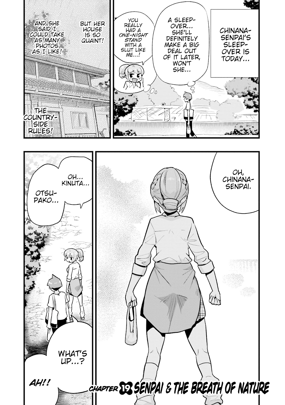 Uso-Bitch Senpai Chapter 19 page 1 - Chapter 19: Senpai & the Breath of Nature