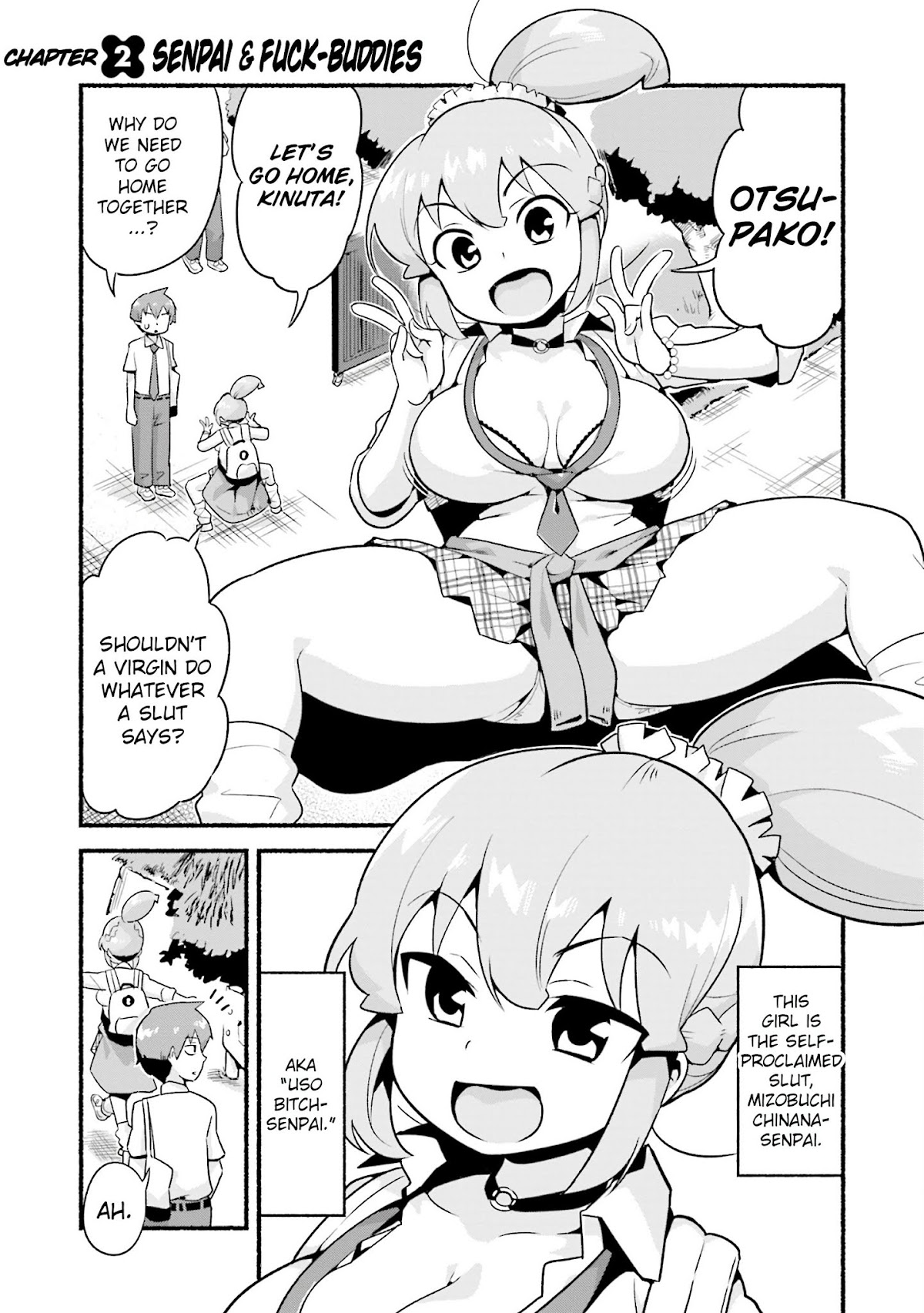 Uso-Bitch Senpai Chapter 2 page 1 - Chapter 2