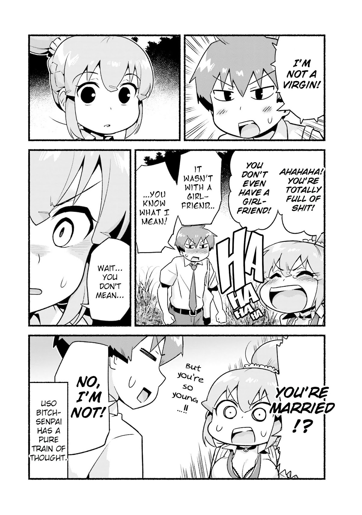 Uso-Bitch Senpai Chapter 2 page 4 - Chapter 2