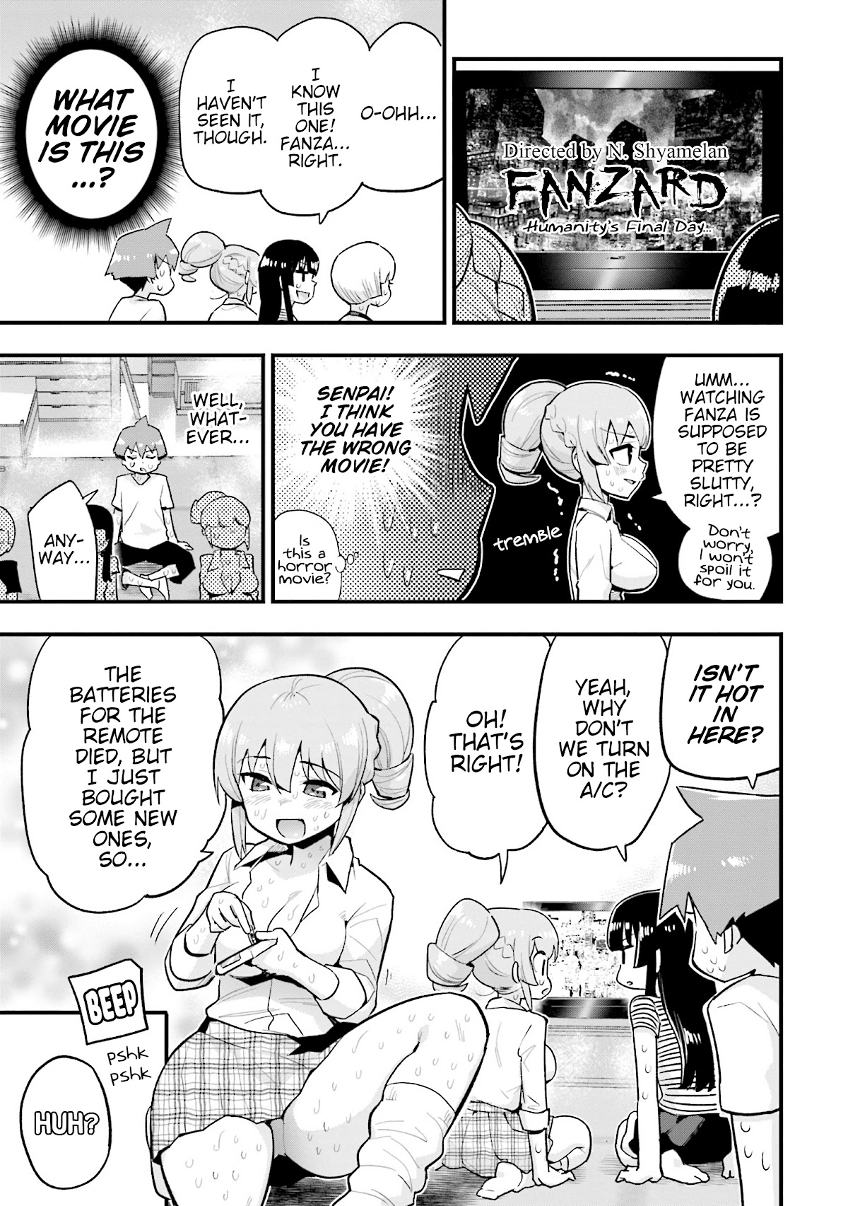 Uso-Bitch Senpai Chapter 20 page 3 - Chapter 20: Senpai & the Sleepover
