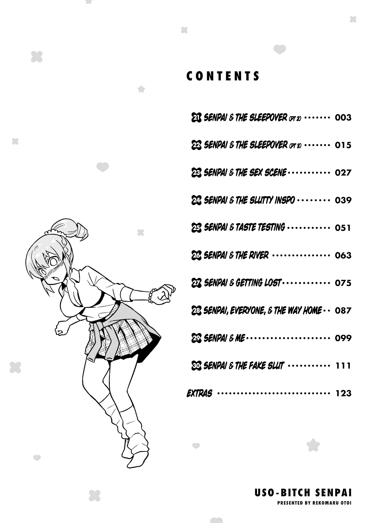 Uso-Bitch Senpai Chapter 21 page 3 - Chapter 21: Senpai & the Sleepover (Part 2)
