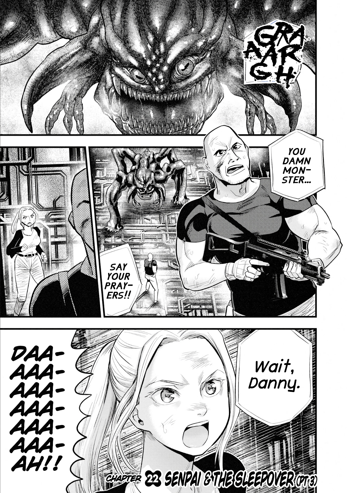 Uso-Bitch Senpai Chapter 22 page 1 - Chapter 22: Senpai & the Sleepover (Part 3)