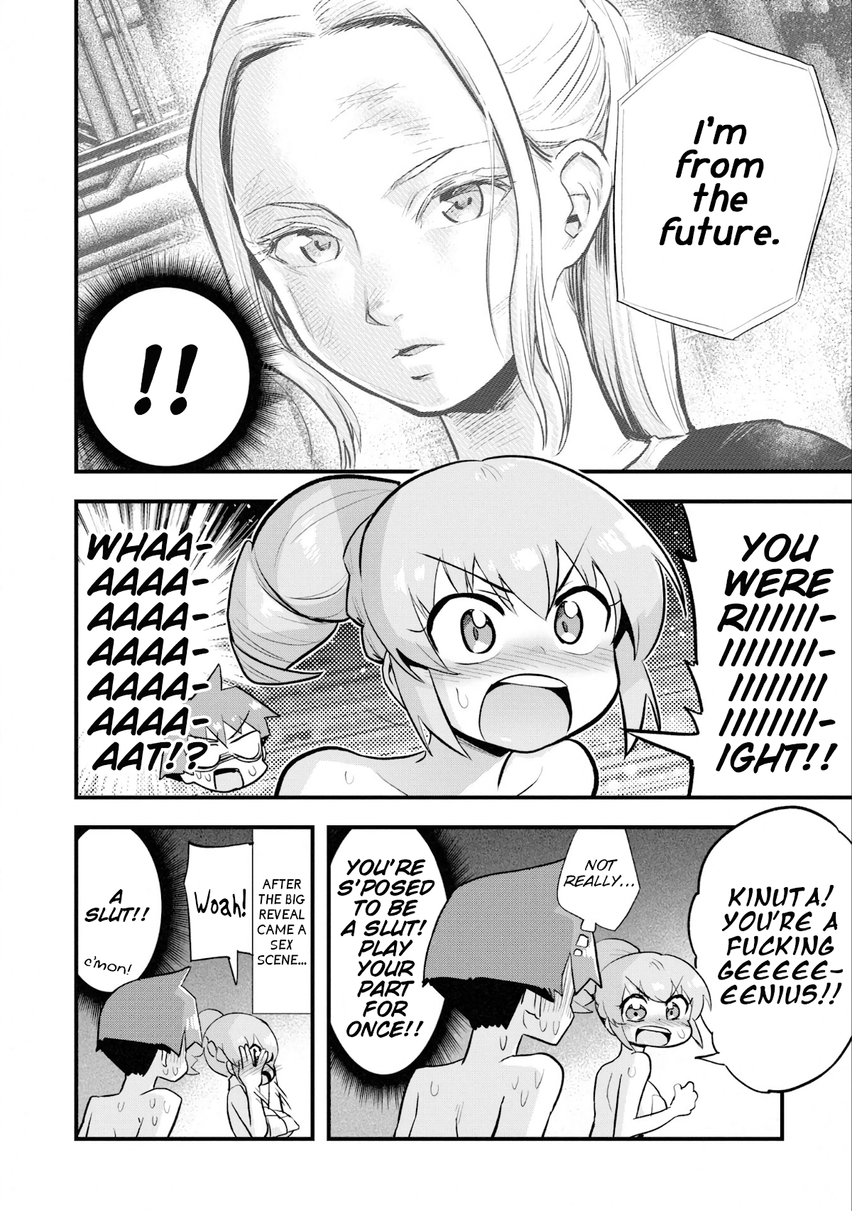 Uso-Bitch Senpai Chapter 22 page 12 - Chapter 22: Senpai & the Sleepover (Part 3)