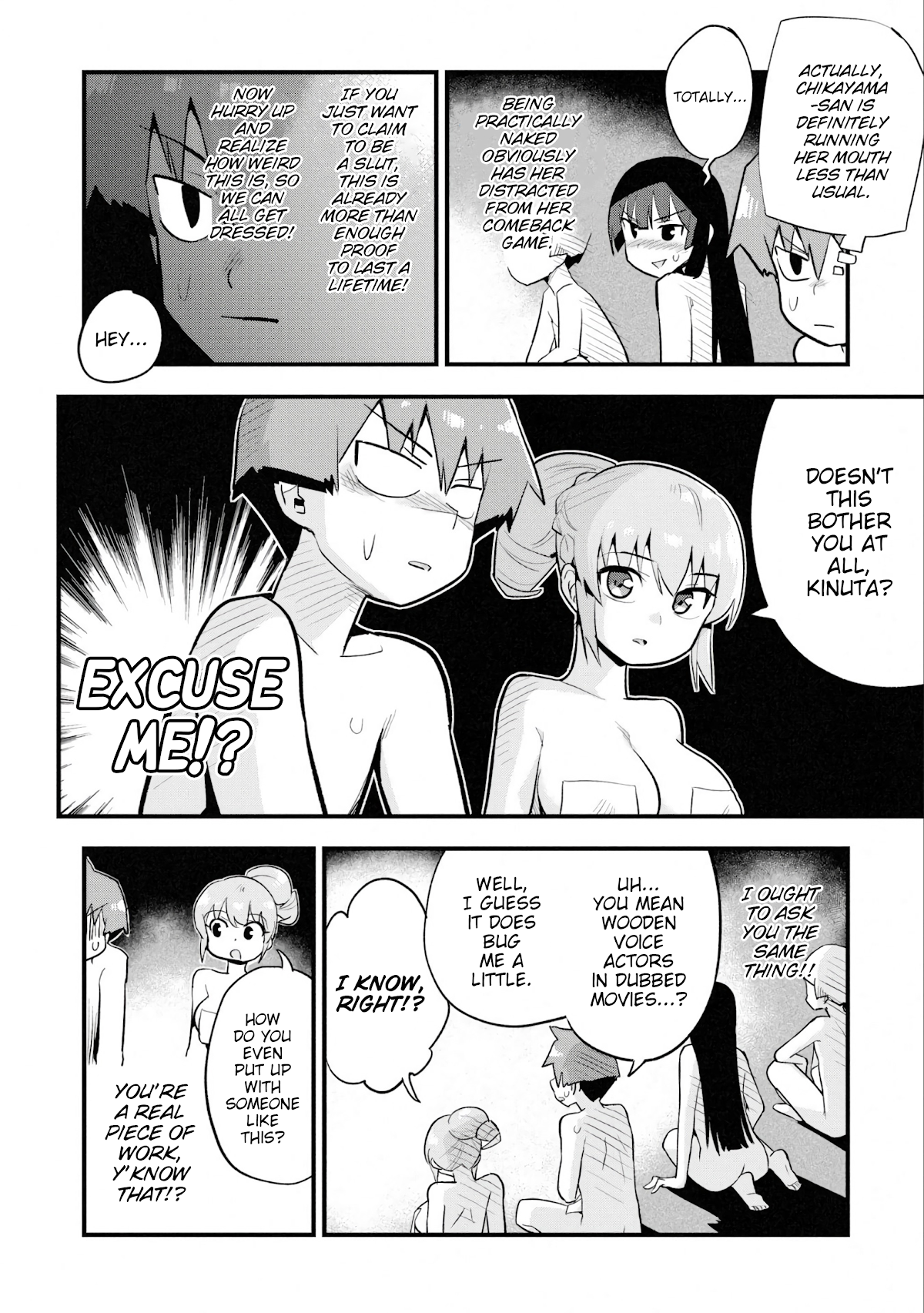 Uso-Bitch Senpai Chapter 22 page 4 - Chapter 22: Senpai & the Sleepover (Part 3)