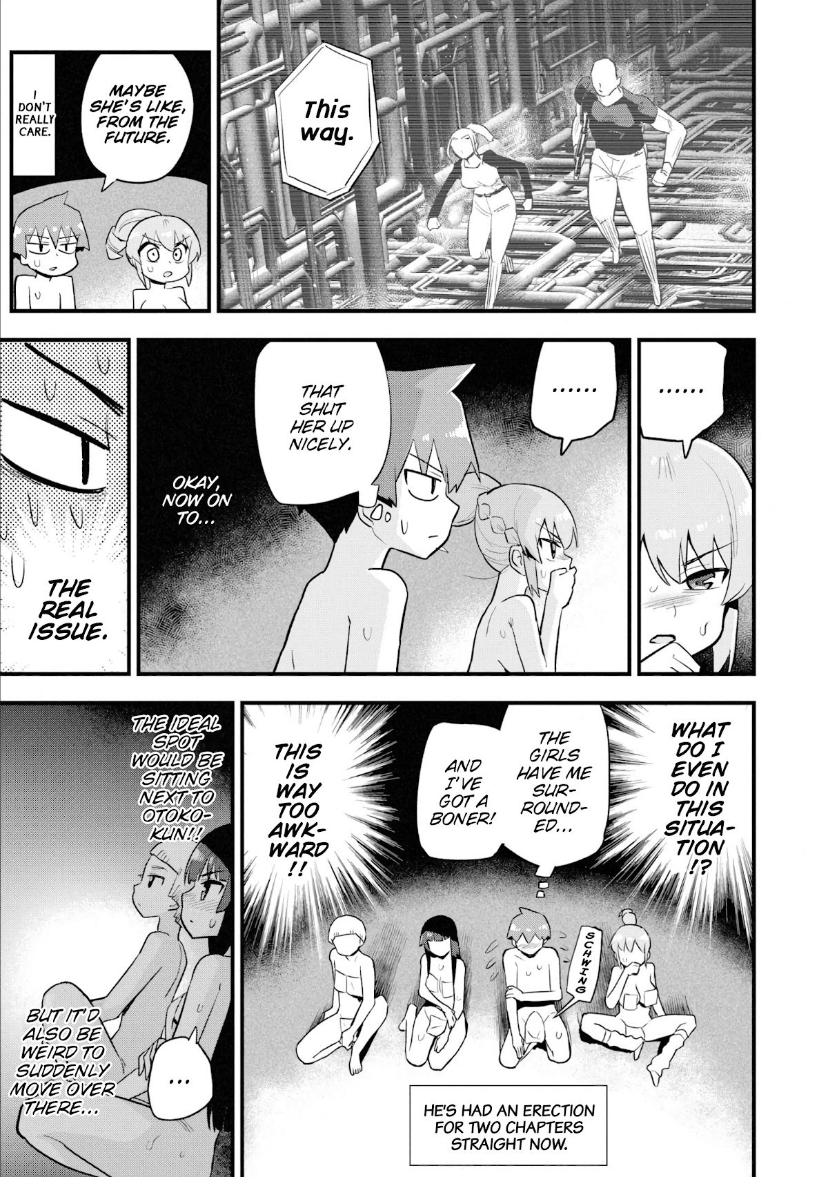 Uso-Bitch Senpai Chapter 22 page 7 - Chapter 22: Senpai & the Sleepover (Part 3)