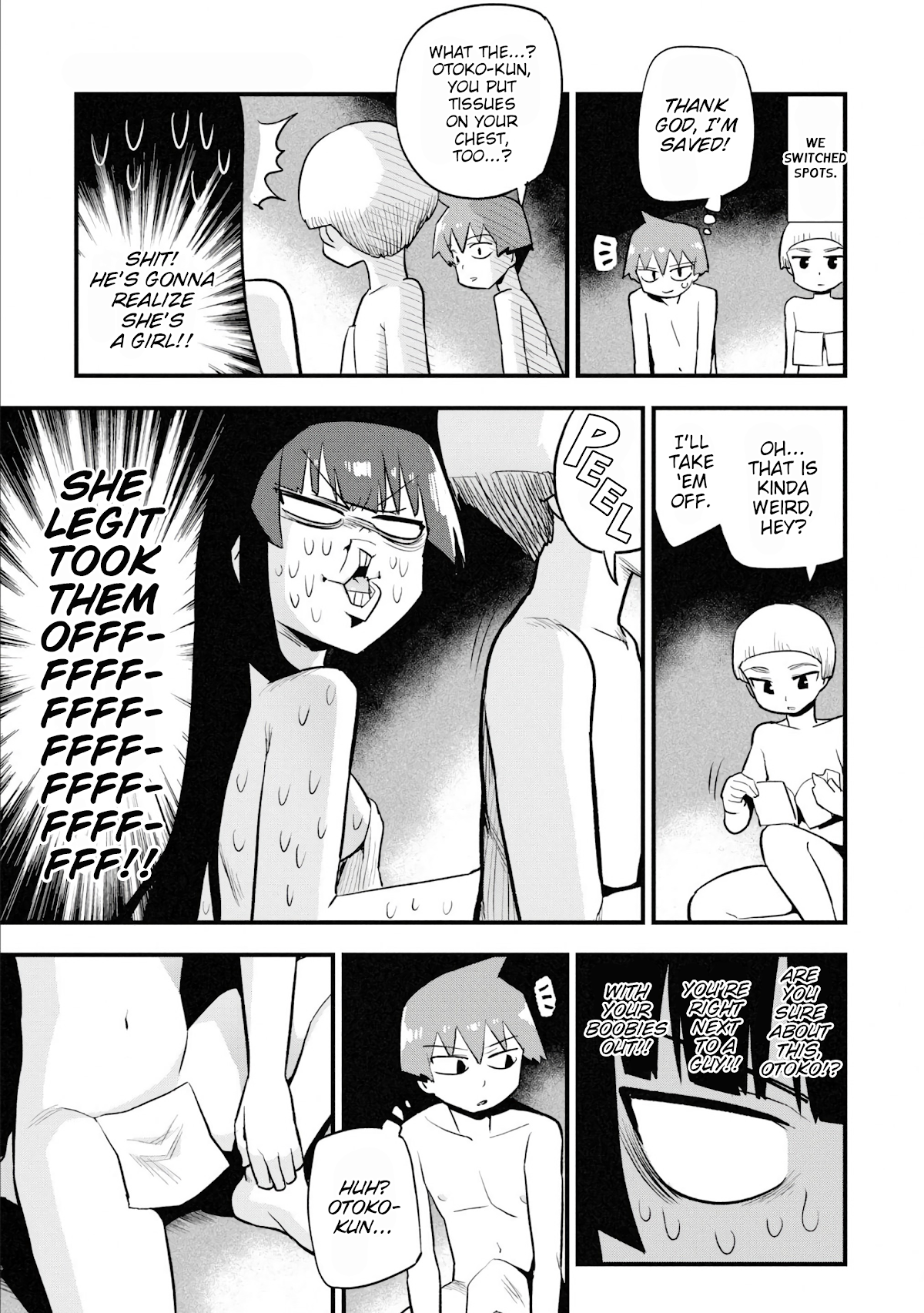 Uso-Bitch Senpai Chapter 22 page 9 - Chapter 22: Senpai & the Sleepover (Part 3)