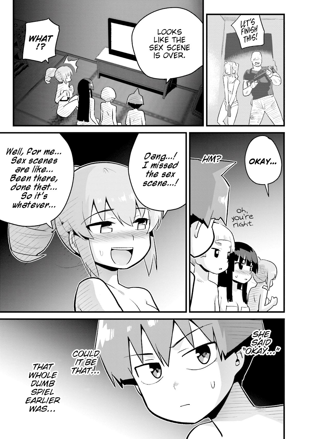 Uso-Bitch Senpai Chapter 23 page 11 - Chapter 23: Senpai & the Sex Scene