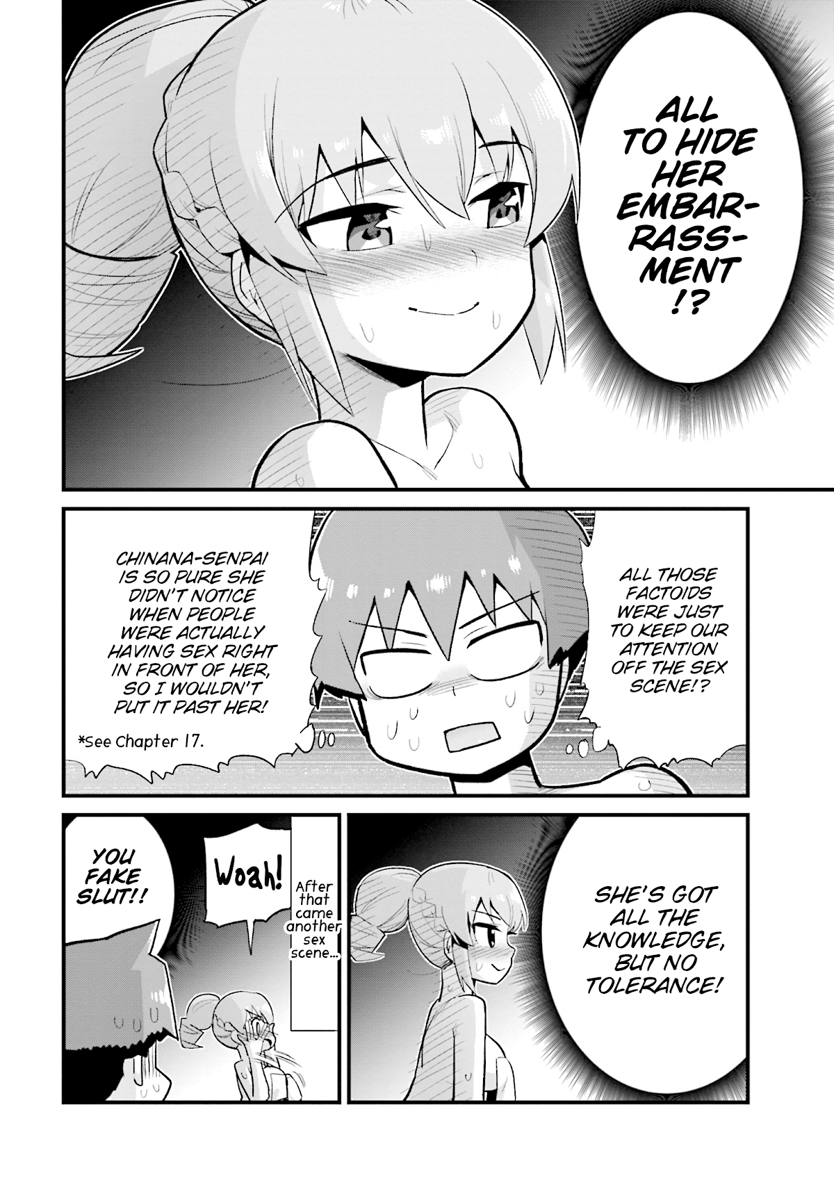 Uso-Bitch Senpai Chapter 23 page 12 - Chapter 23: Senpai & the Sex Scene